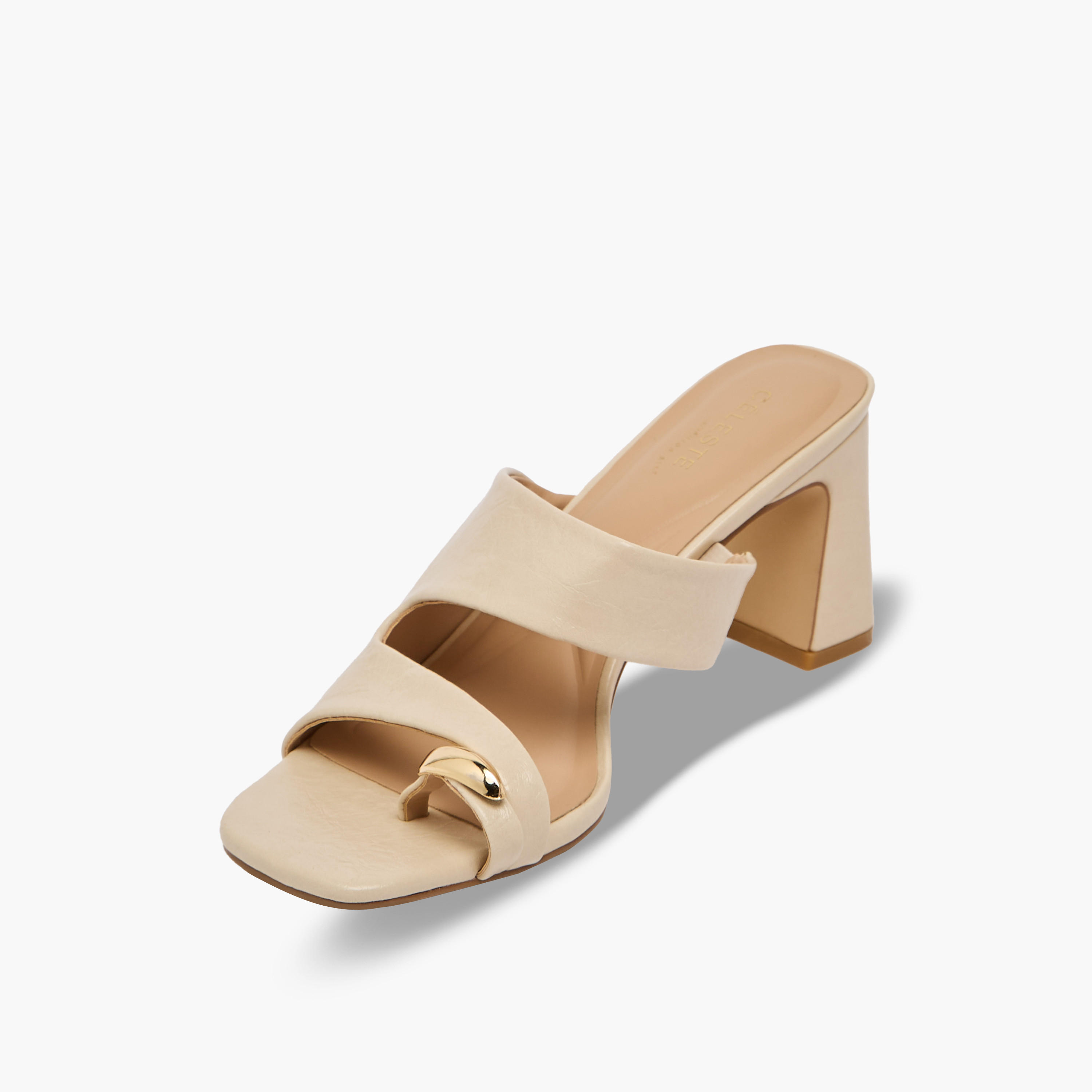 صندل بكعب عريض وتصميم مجعد بارز الملمس للنساء من سيليست-women-shoes-sandals-heeled-image-4