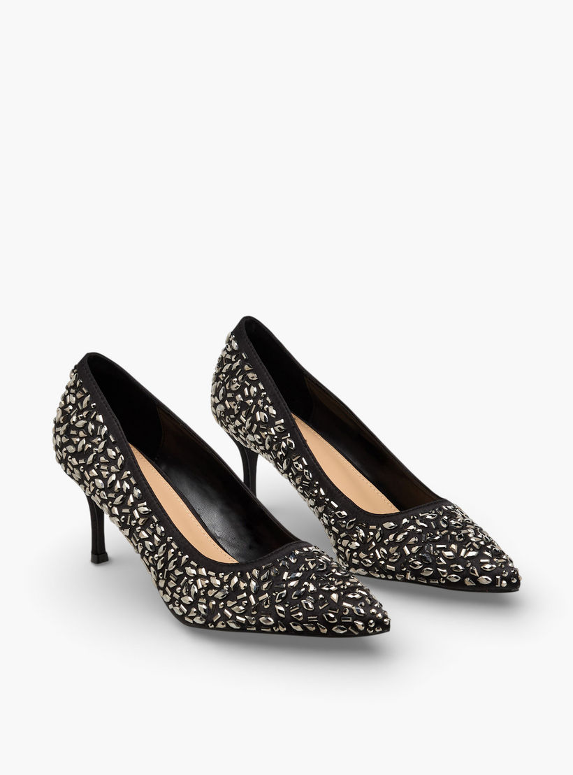 حذاء كلاسيكي مزين بكعب ستيليتو للنساء من فلورا بيلا-women-shoes-sandals-heeled-image-1