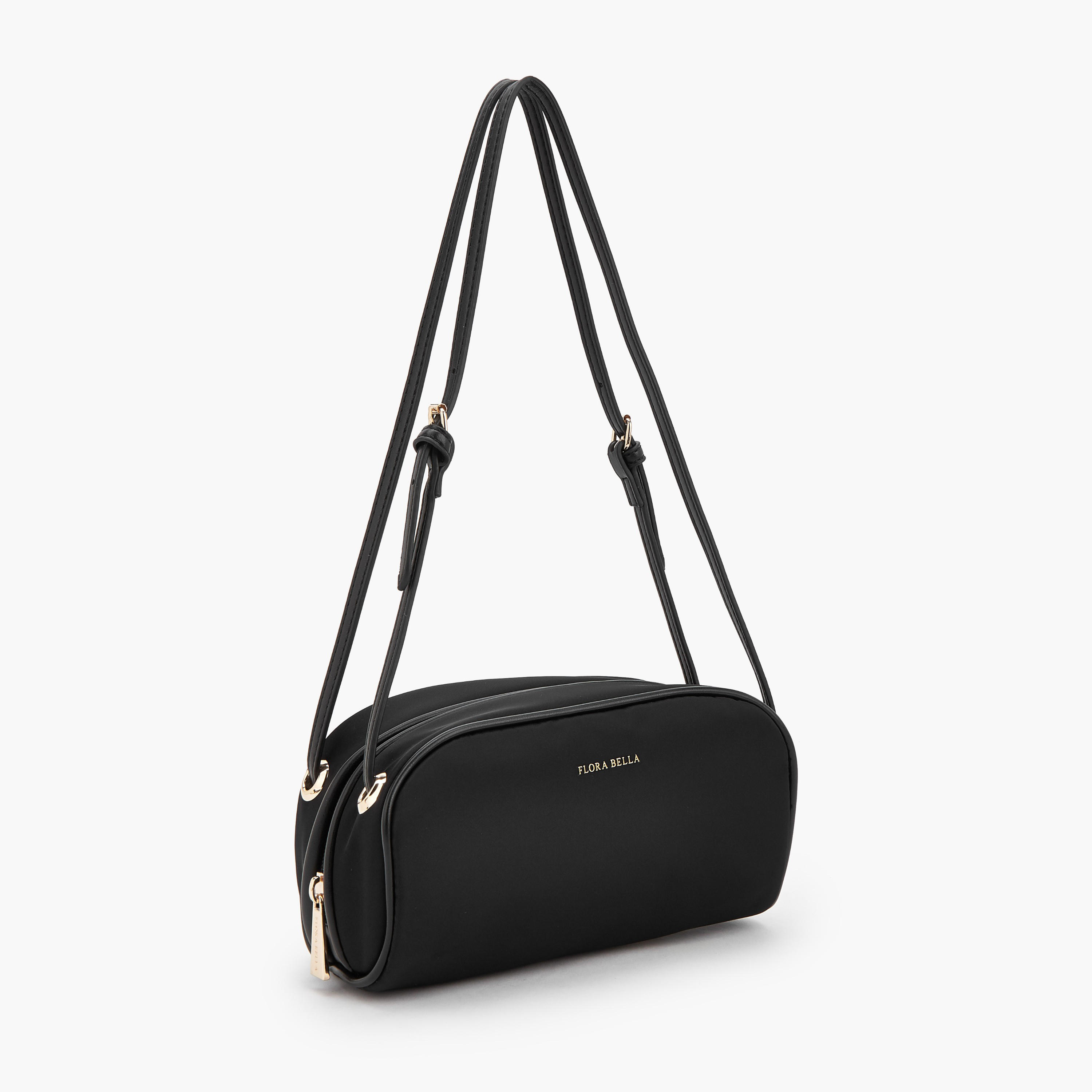 Flora Bella Textured Shoulder Bag with Zip Closure-women-bagsandwallets-handbags-image-2