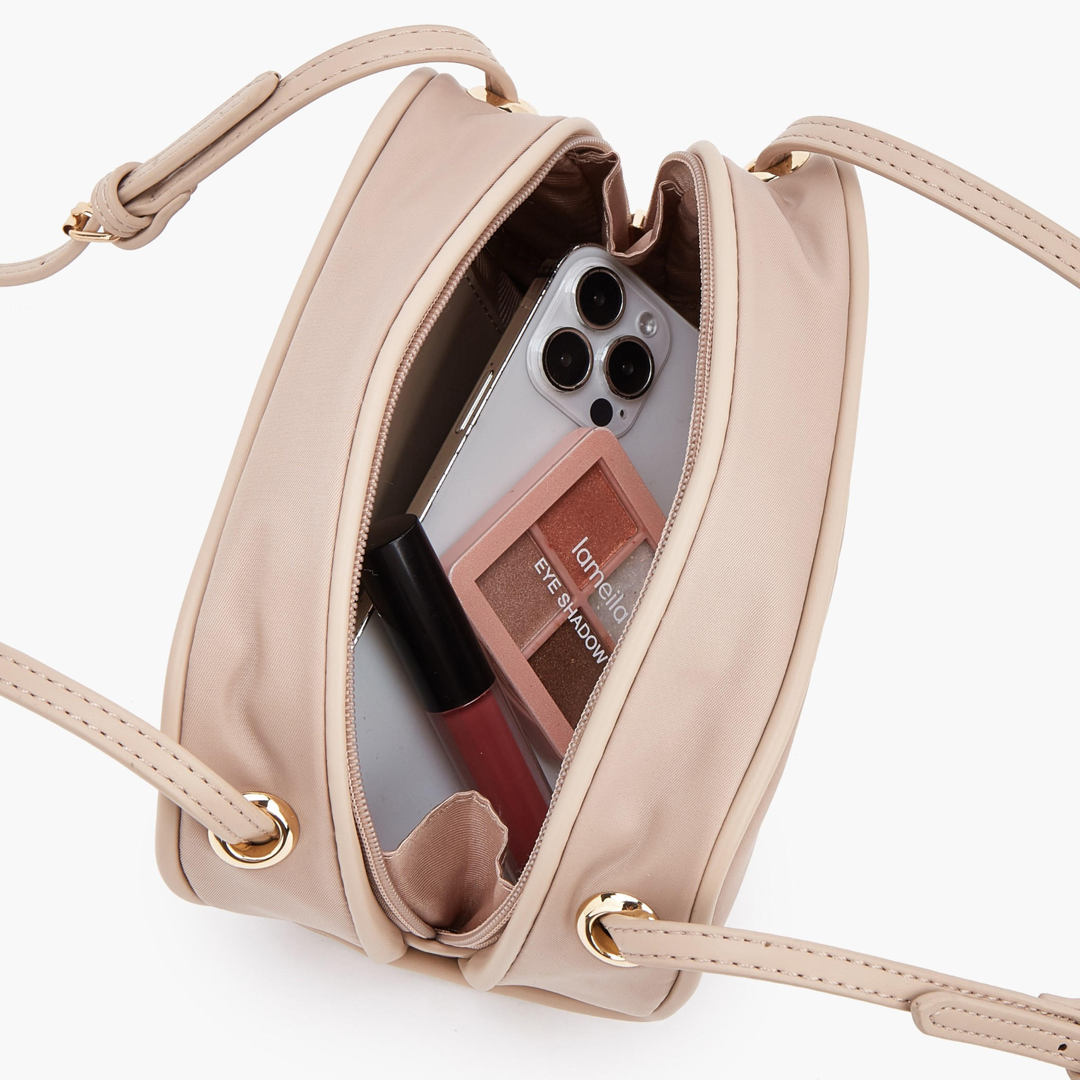 شنطة كتف بارزة الملمس بسحاب إغلاق من فلورا بيلا-women-bagsandwallets-handbags-image-7