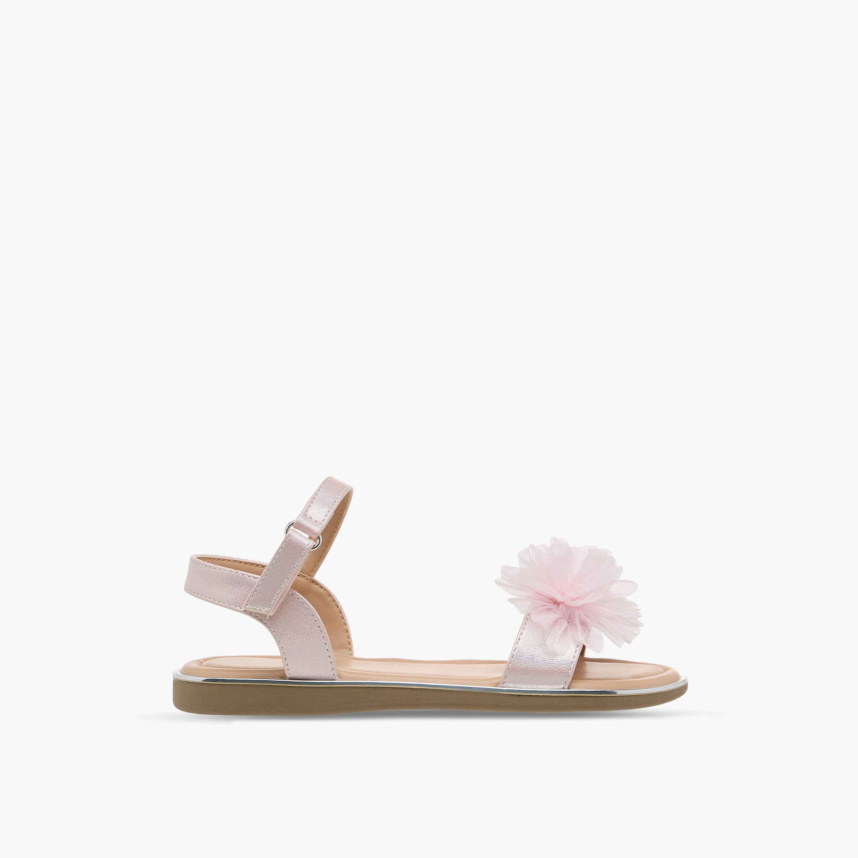 صندل مسطّح بشريط إغلاق لاصق للبنات من سيليست-girls-shoes-sandals-image-2