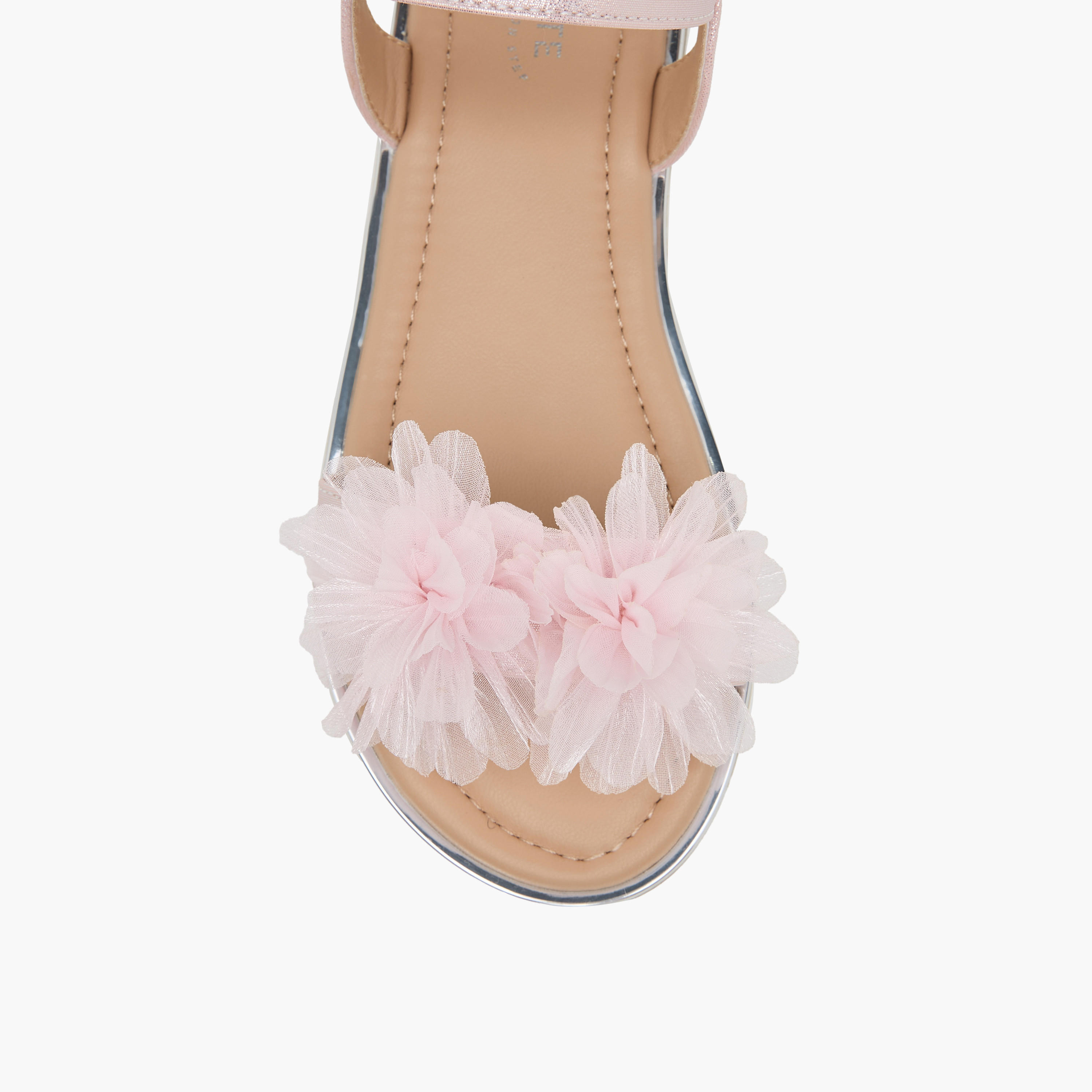 صندل مسطّح بشريط إغلاق لاصق للبنات من سيليست-girls-shoes-sandals-image-3