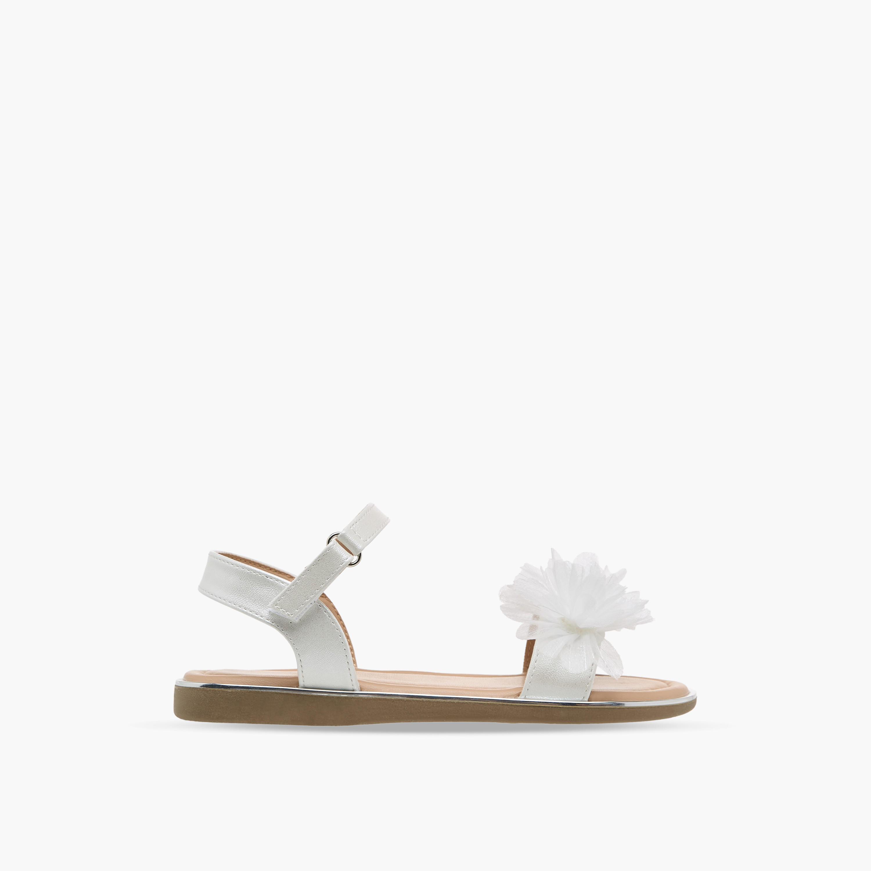 صندل مسطّح بشريط إغلاق لاصق للبنات من سيليست-girls-shoes-sandals-image-2