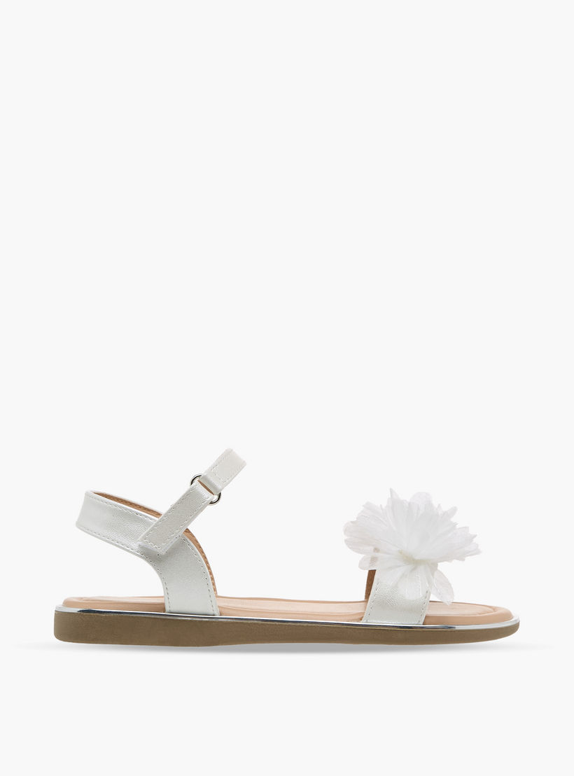 صندل مسطّح بشريط إغلاق لاصق للبنات من سيليست-girls-shoes-sandals-image-2