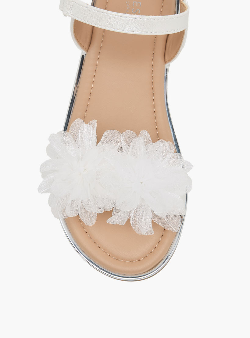 صندل مسطّح بشريط إغلاق لاصق للبنات من سيليست-girls-shoes-sandals-image-3