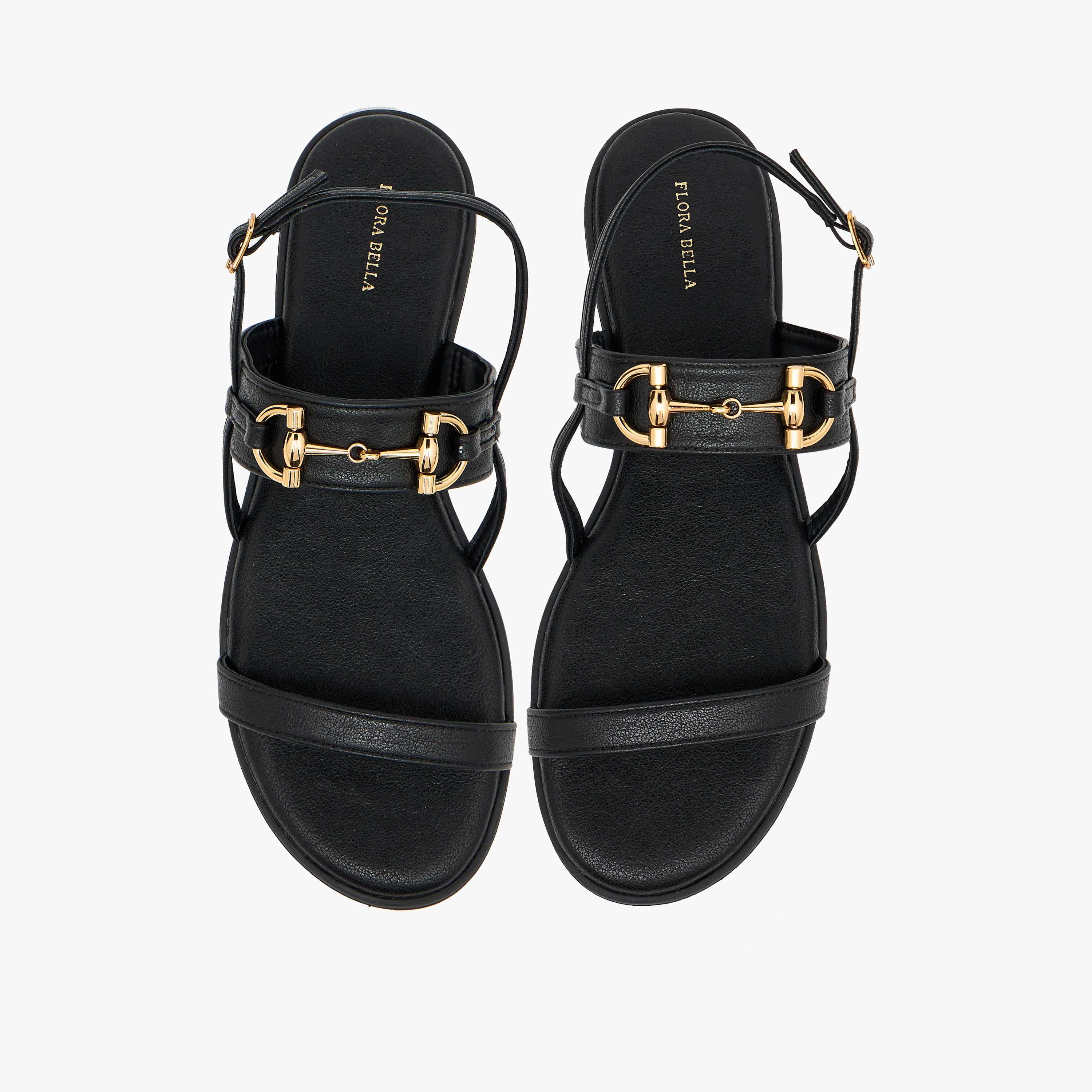 صندل بزينة معدنية للنساء من فلورا بيلا-women-shoes-flats-sandals-image-1
