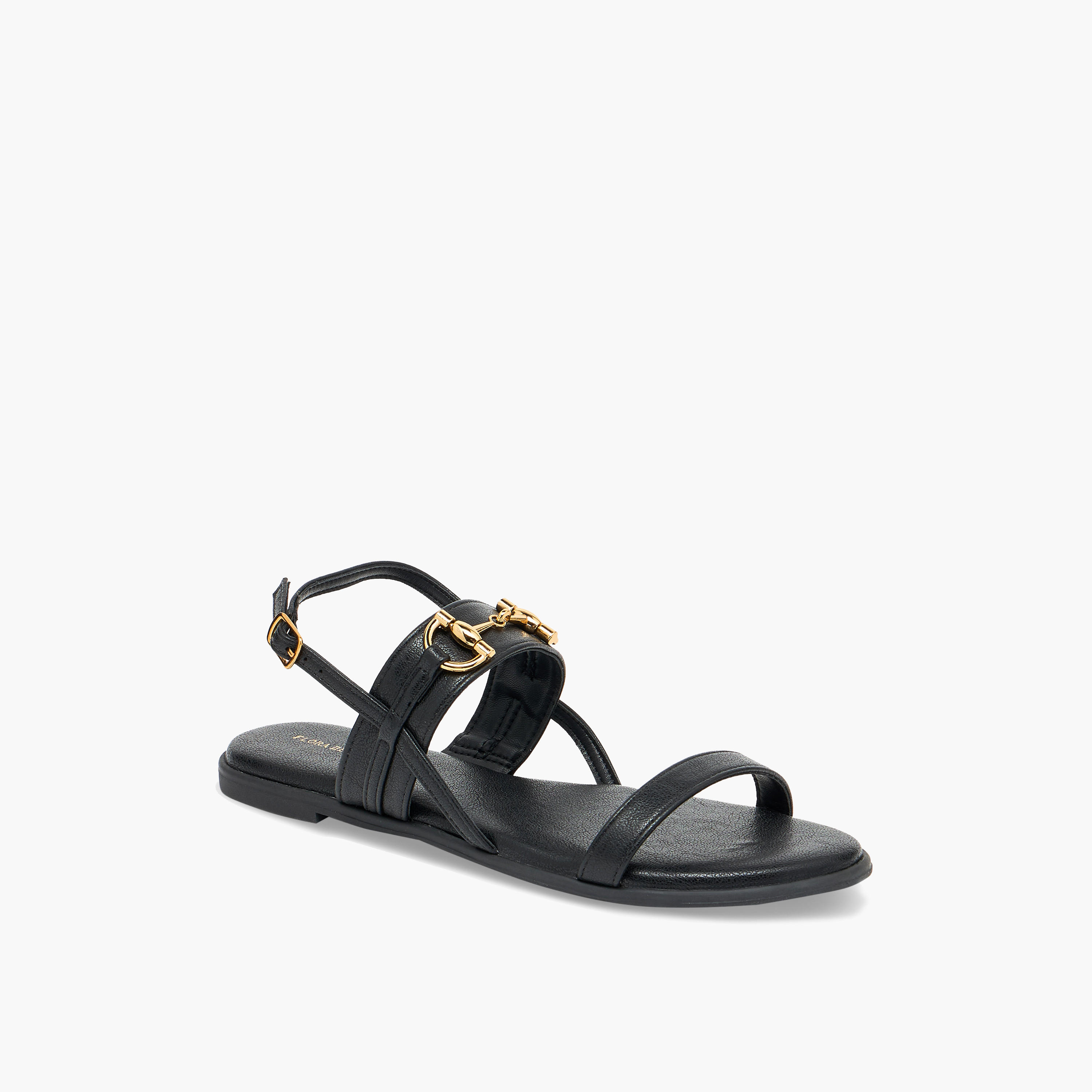 صندل بزينة معدنية للنساء من فلورا بيلا-women-shoes-flats-sandals-image-2