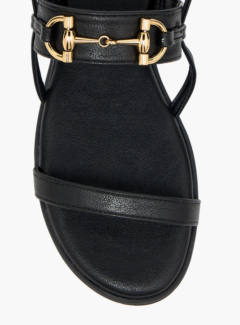 صندل بزينة معدنية للنساء من فلورا بيلا-women-shoes-flats-sandals-image-4