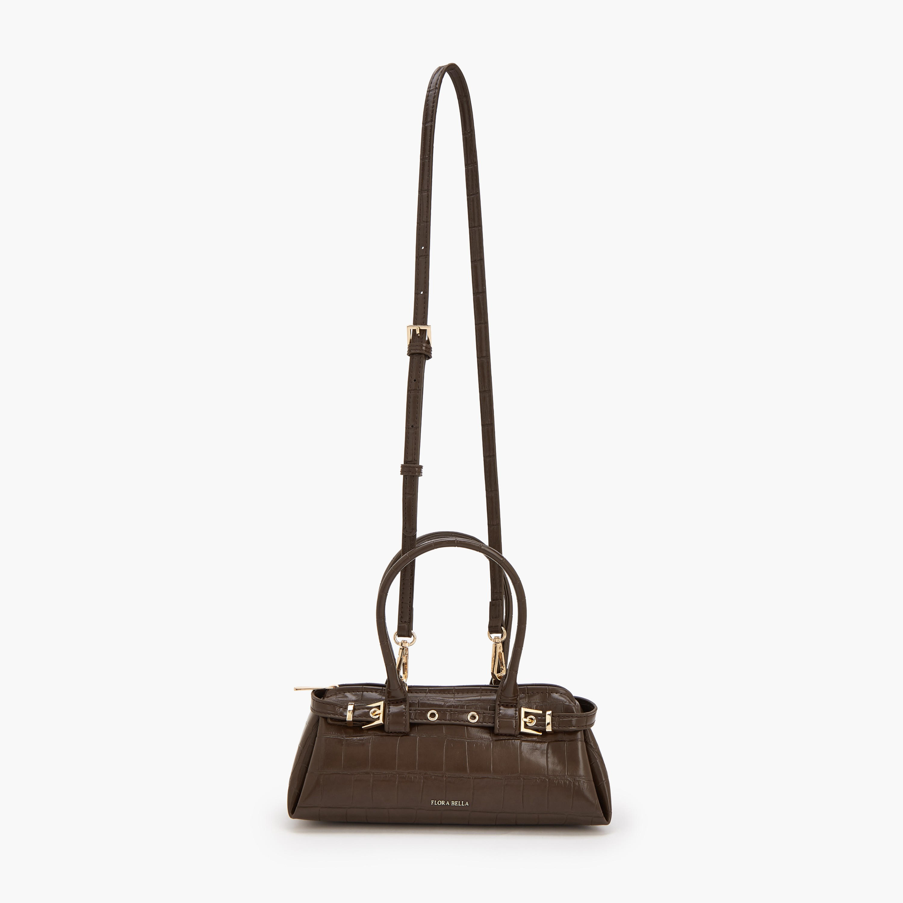 Flora Bella Textured Shoulder Bag with Detachable Strap-women-bagsandwallets-handbags-image-2