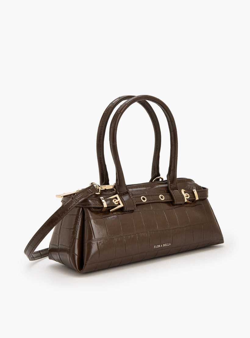 Flora Bella Textured Shoulder Bag with Detachable Strap-women-bagsandwallets-handbags-image-3