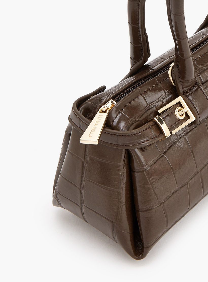 Flora Bella Textured Shoulder Bag with Detachable Strap-women-bagsandwallets-handbags-image-4