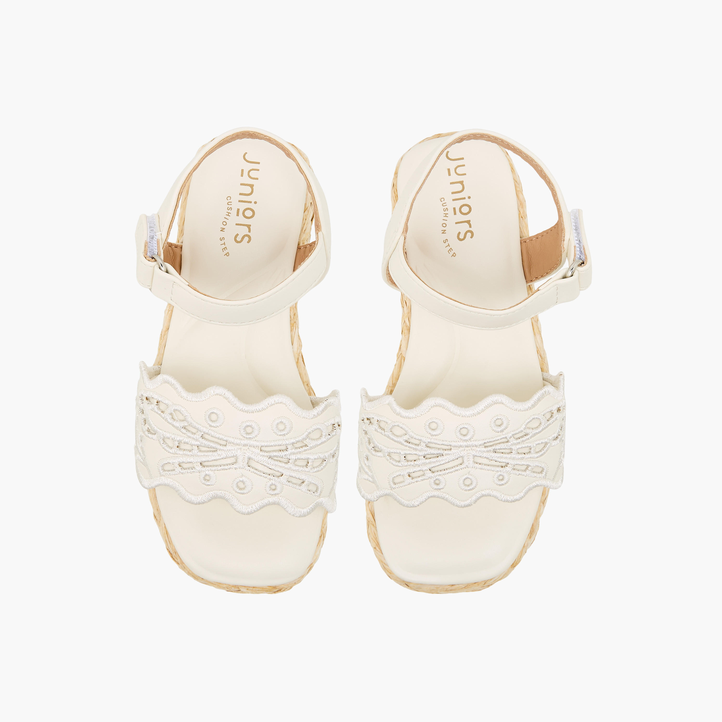 Juniors Girls Embroidered Hook & Loop Espadrille Sandals-girls-shoes-sandals-image-1