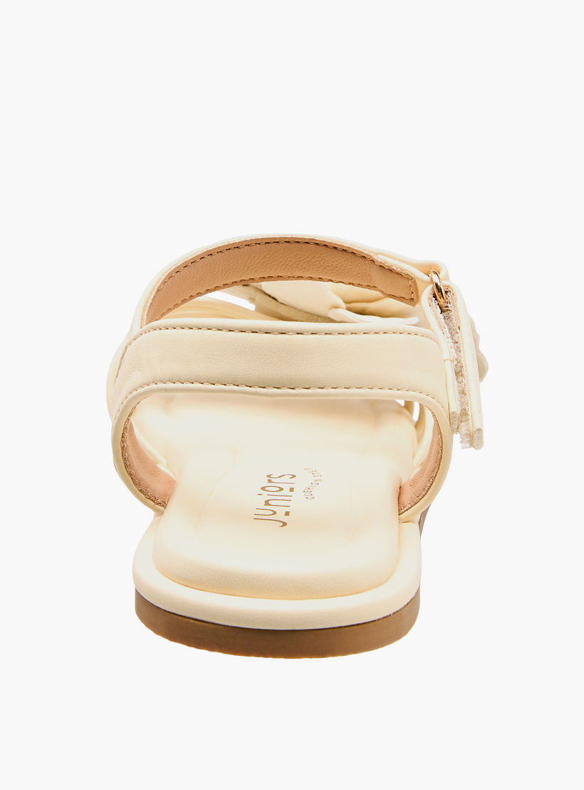 صندل بشريط إغلاق لاصق للبنات من جونيورز-girls-shoes-sandals-image-4