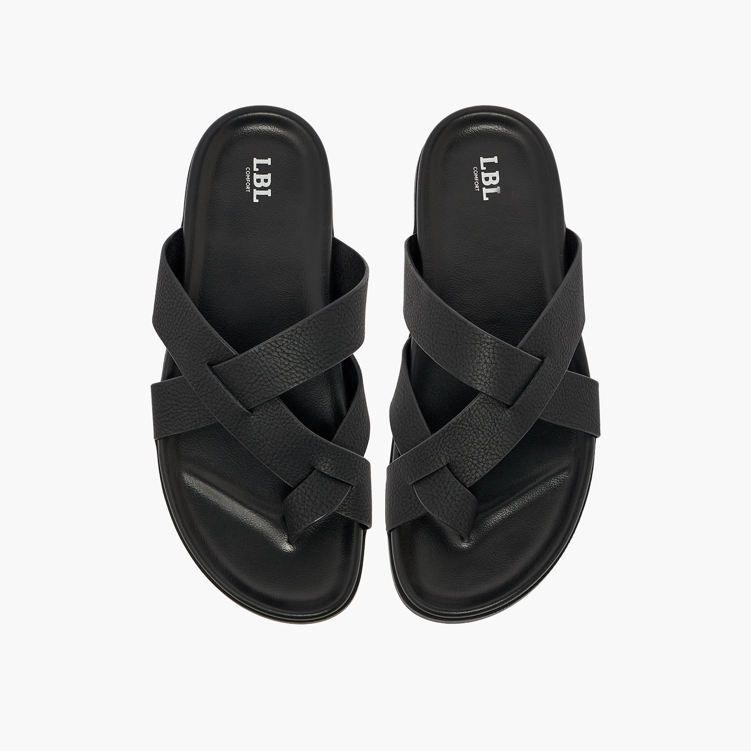 LBL by Shoexpress Men Textured Crisscross Sandals-men-shoes-sandals-image-1