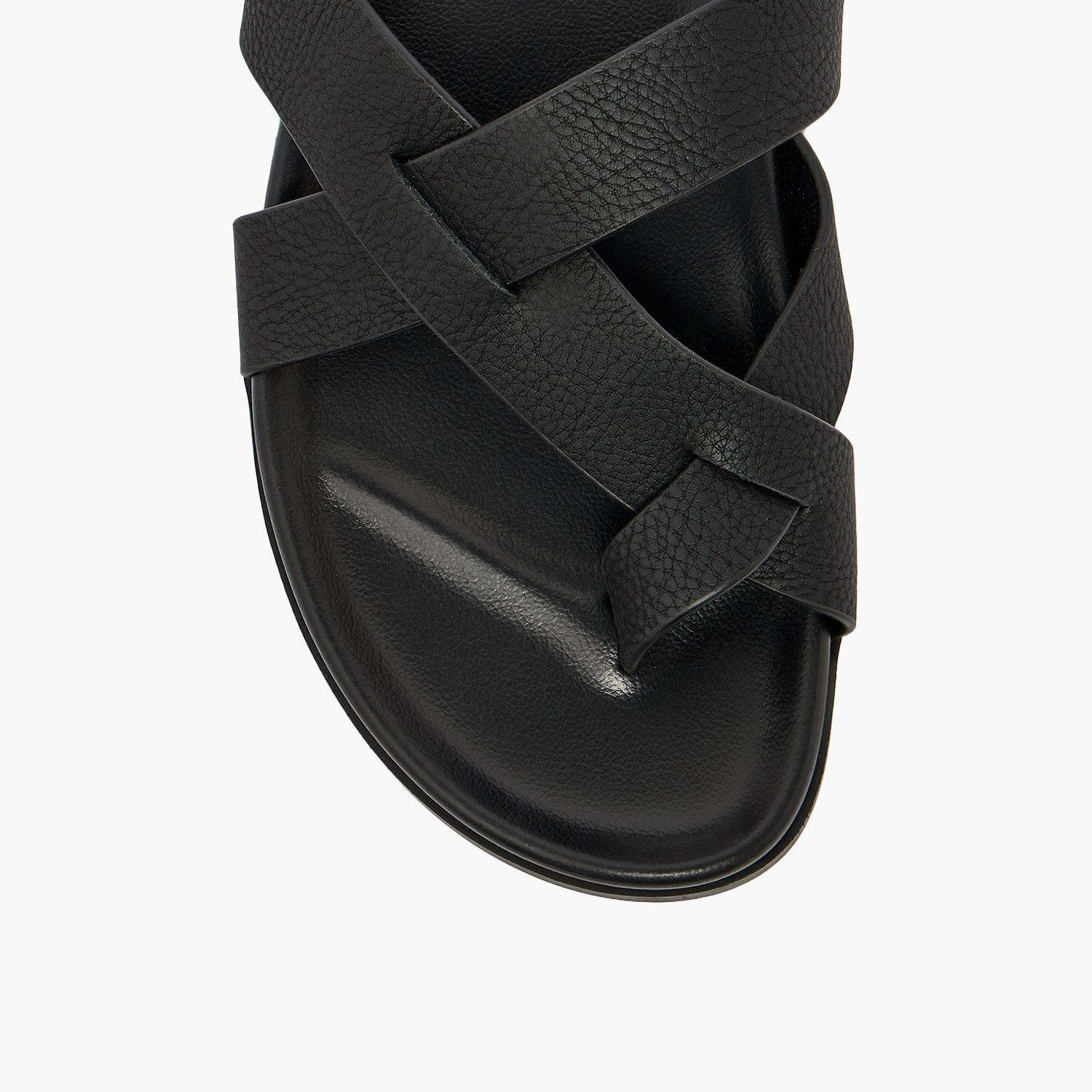 LBL by Shoexpress Men Textured Crisscross Sandals-men-shoes-sandals-image-3
