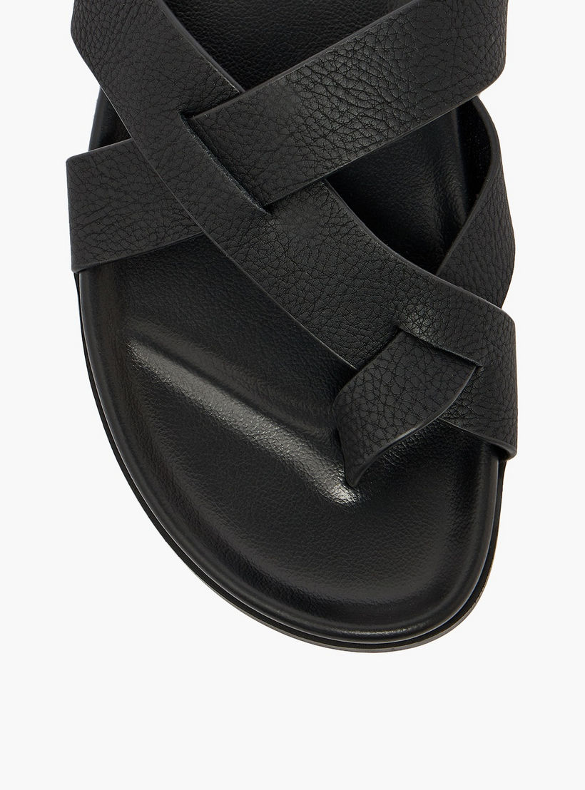 LBL by Shoexpress Men Textured Crisscross Sandals-men-shoes-sandals-image-3