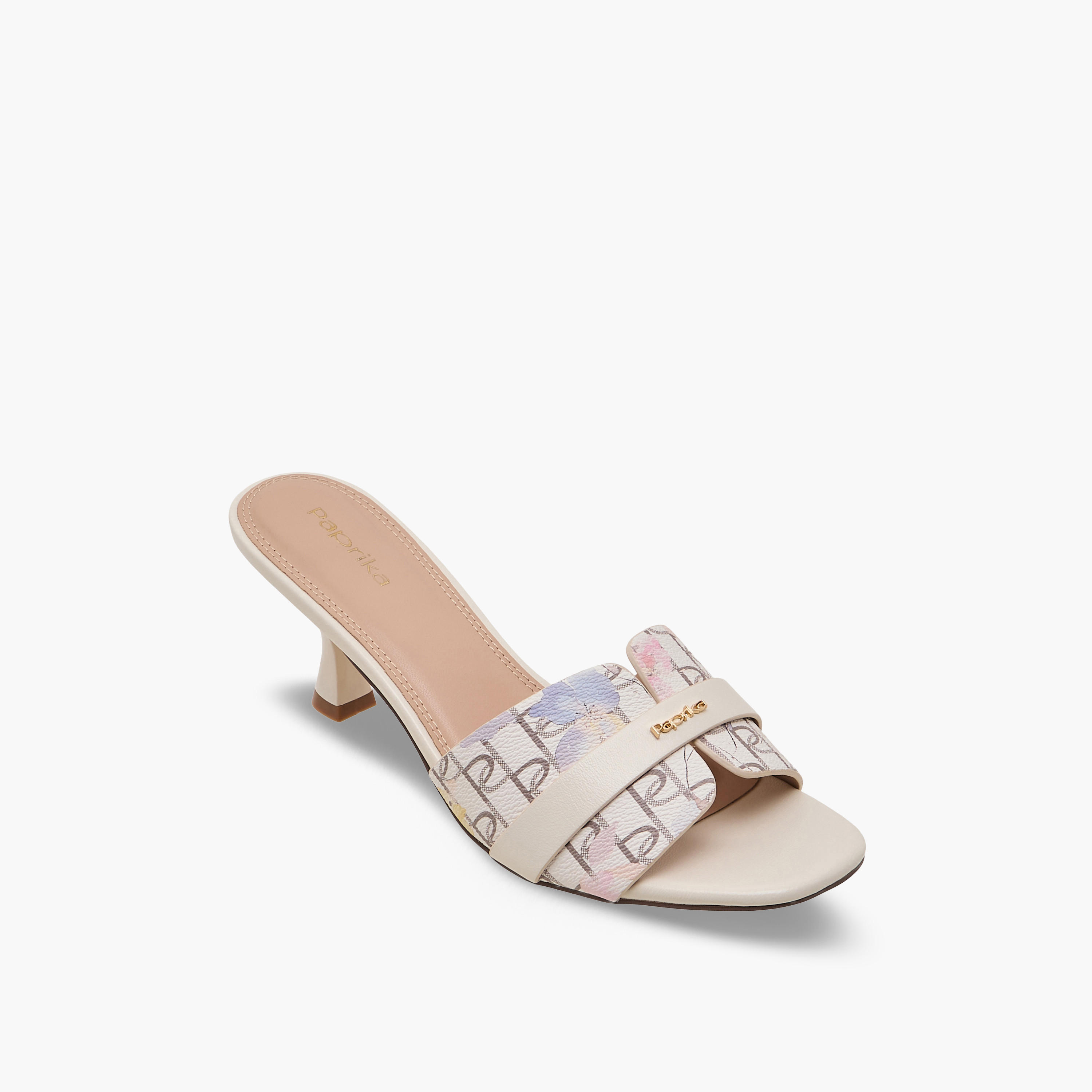 Paprika Women Printed Kitten Heel Sandals-women-shoes-sandals-heeled-image-2