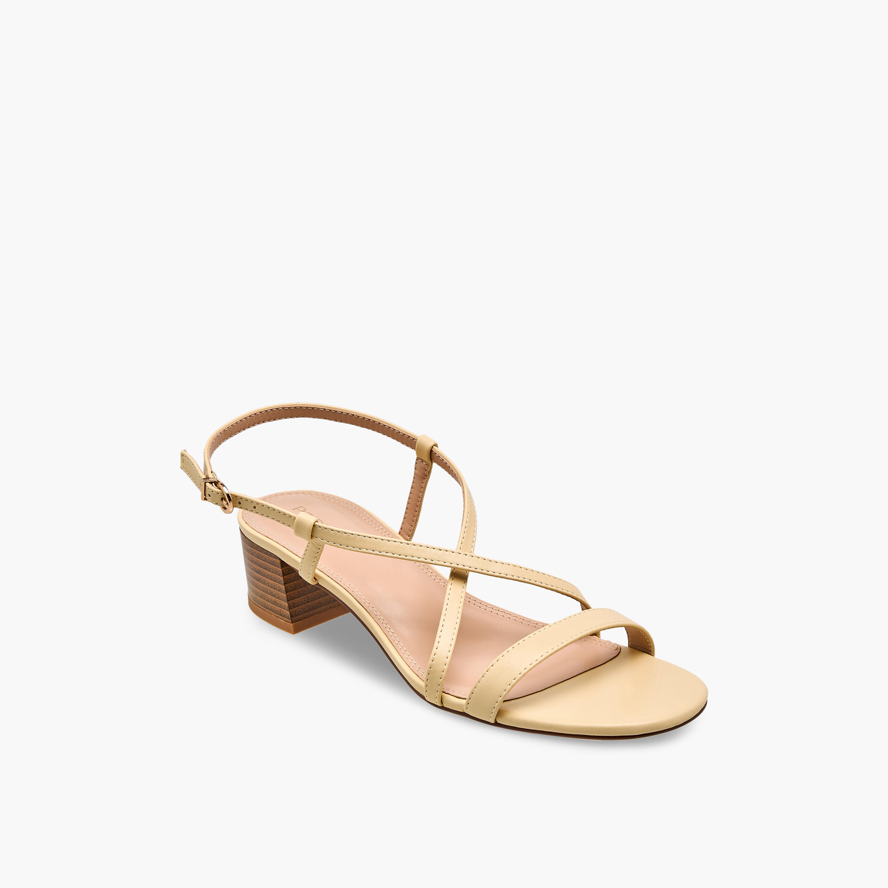 Paprika Women Block Heel Buckle Closure Sandals-women-shoes-sandals-heeled-image-2