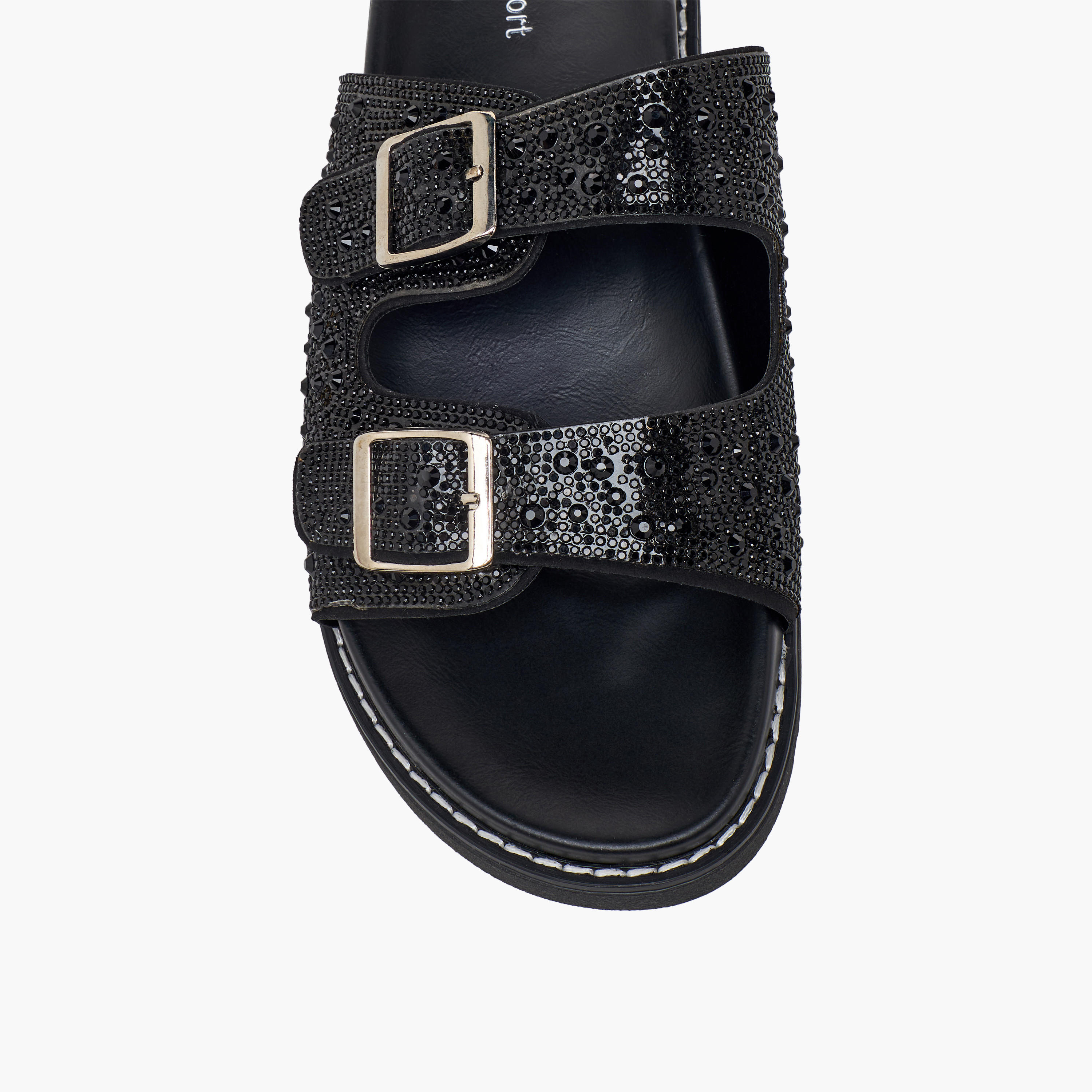 صندل مزين بحزام بإبزيم للنساء من لو كونفورت-women-shoes-sandals-flats-image-6