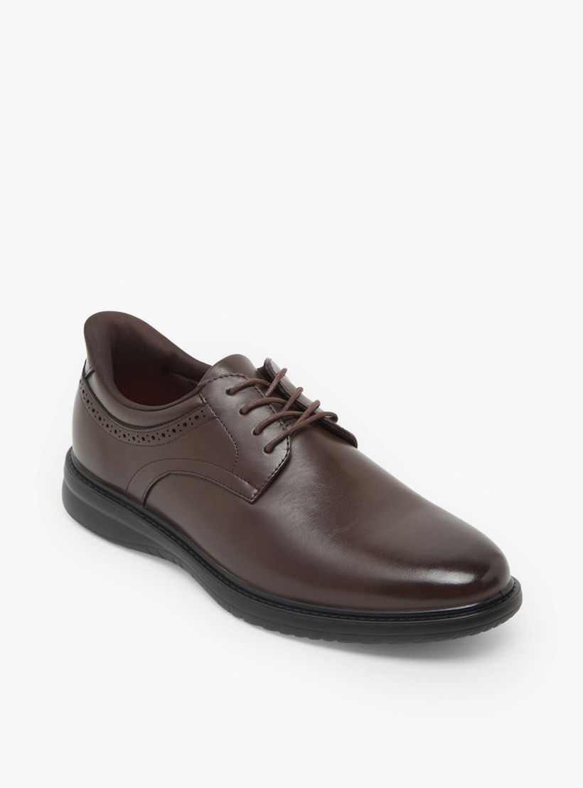 حذاء ديربي جلد برباط للرجال من لو كونفورت-men-shoes-formalshoes-image-2