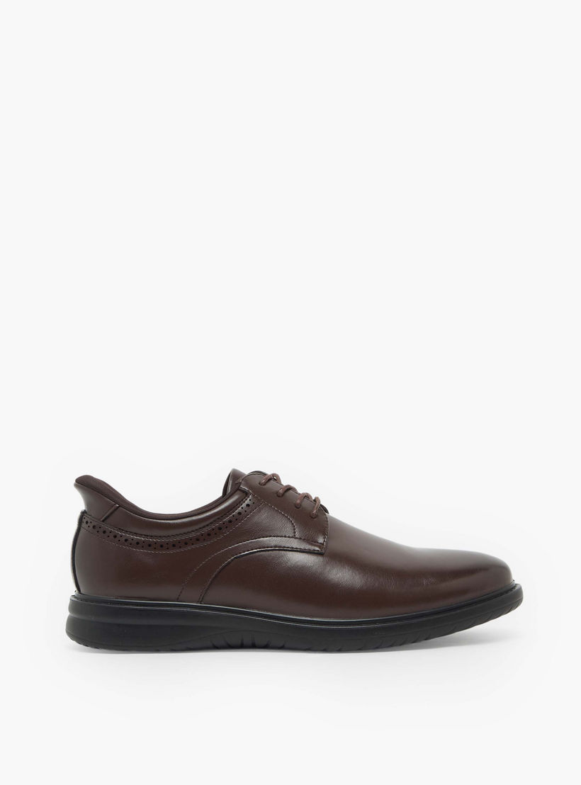 حذاء ديربي جلد برباط للرجال من لو كونفورت-men-shoes-formalshoes-image-3