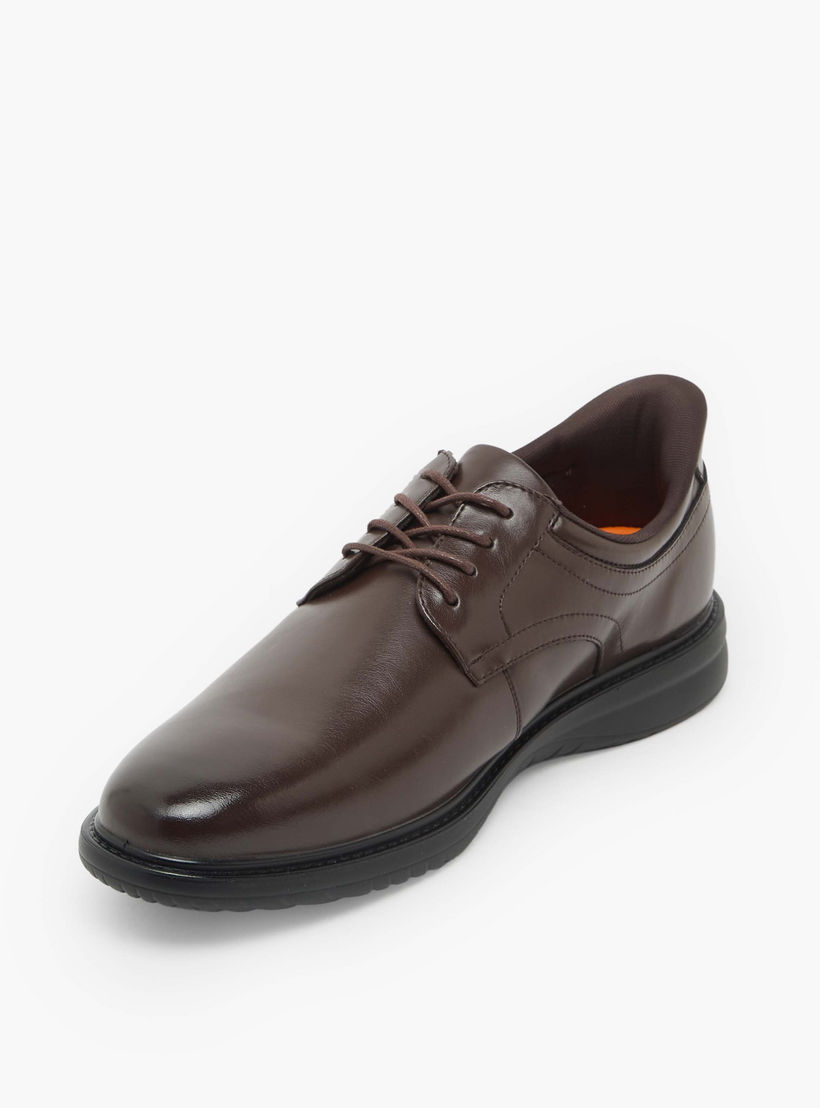 حذاء ديربي جلد برباط للرجال من لو كونفورت-men-shoes-formalshoes-image-4