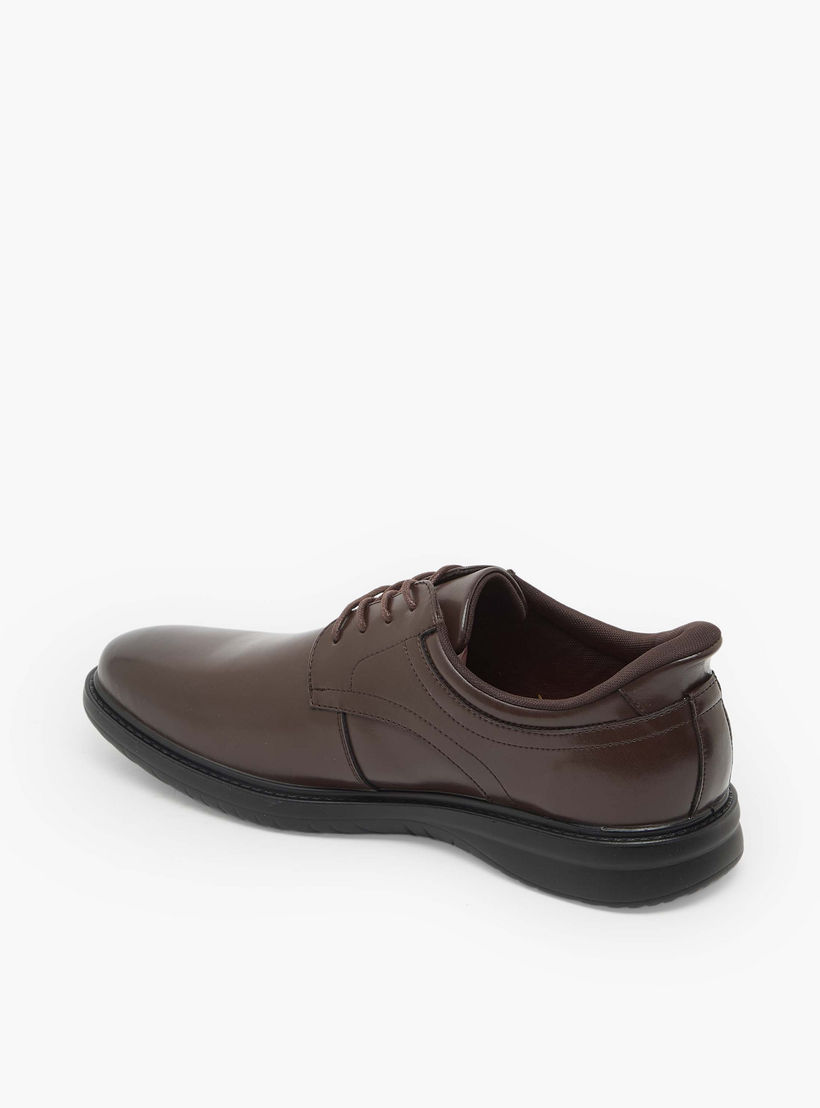 حذاء ديربي جلد برباط للرجال من لو كونفورت-men-shoes-formalshoes-image-5
