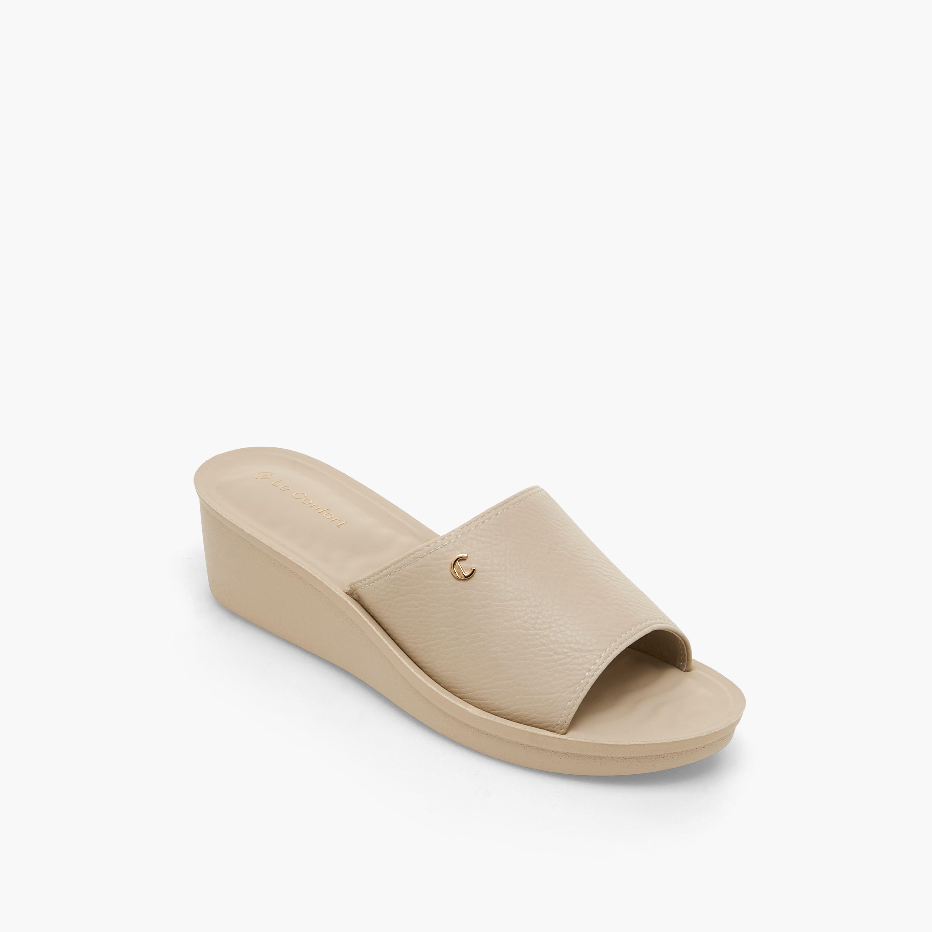 Le Confort Women Wedge Heel Comfort Sandals-women-shoes-sandals-heeled-image-2