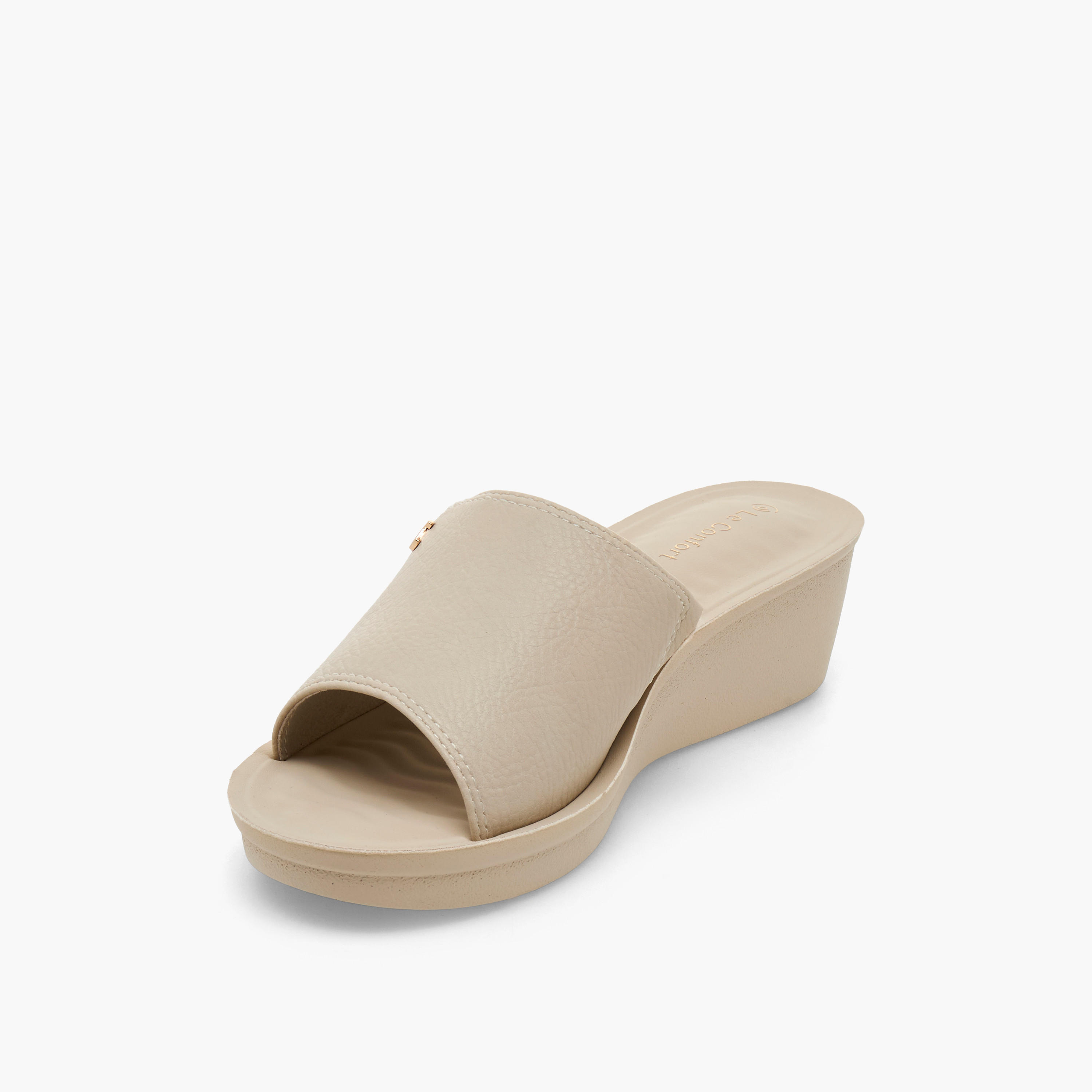 Le Confort Women Wedge Heel Comfort Sandals-women-shoes-sandals-heeled-image-4