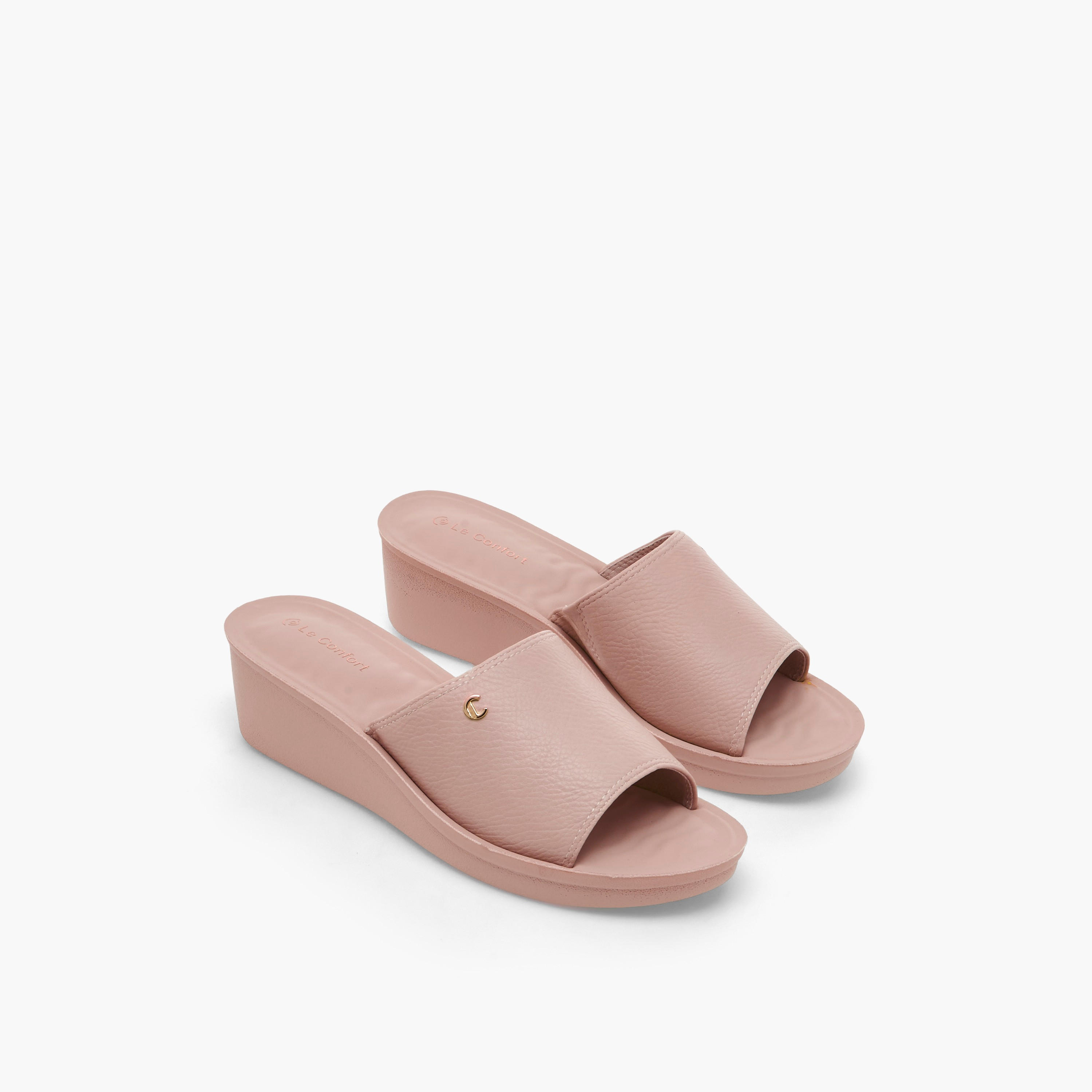 Le Confort Women Wedge Heel Comfort Sandals-women-shoes-sandals-heeled-image-1
