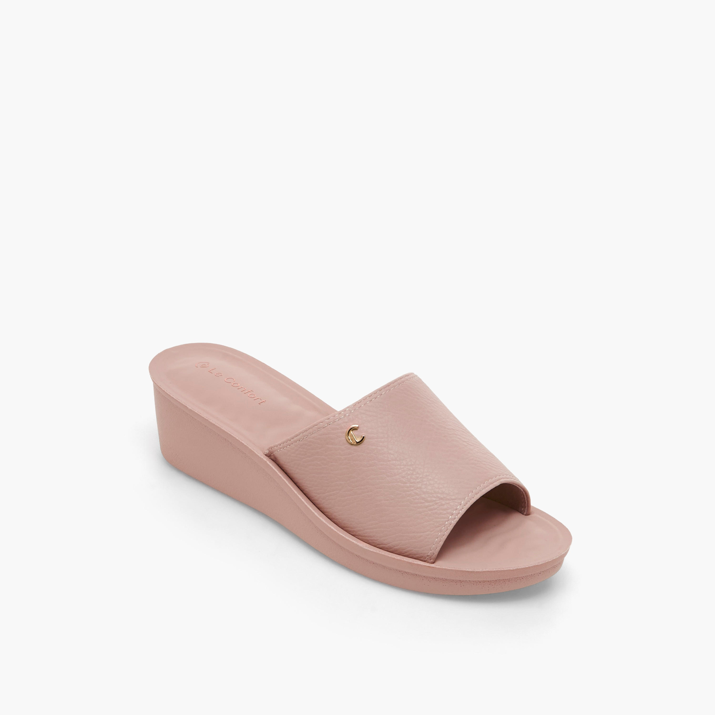 Le Confort Women Wedge Heel Comfort Sandals-women-shoes-sandals-heeled-image-2