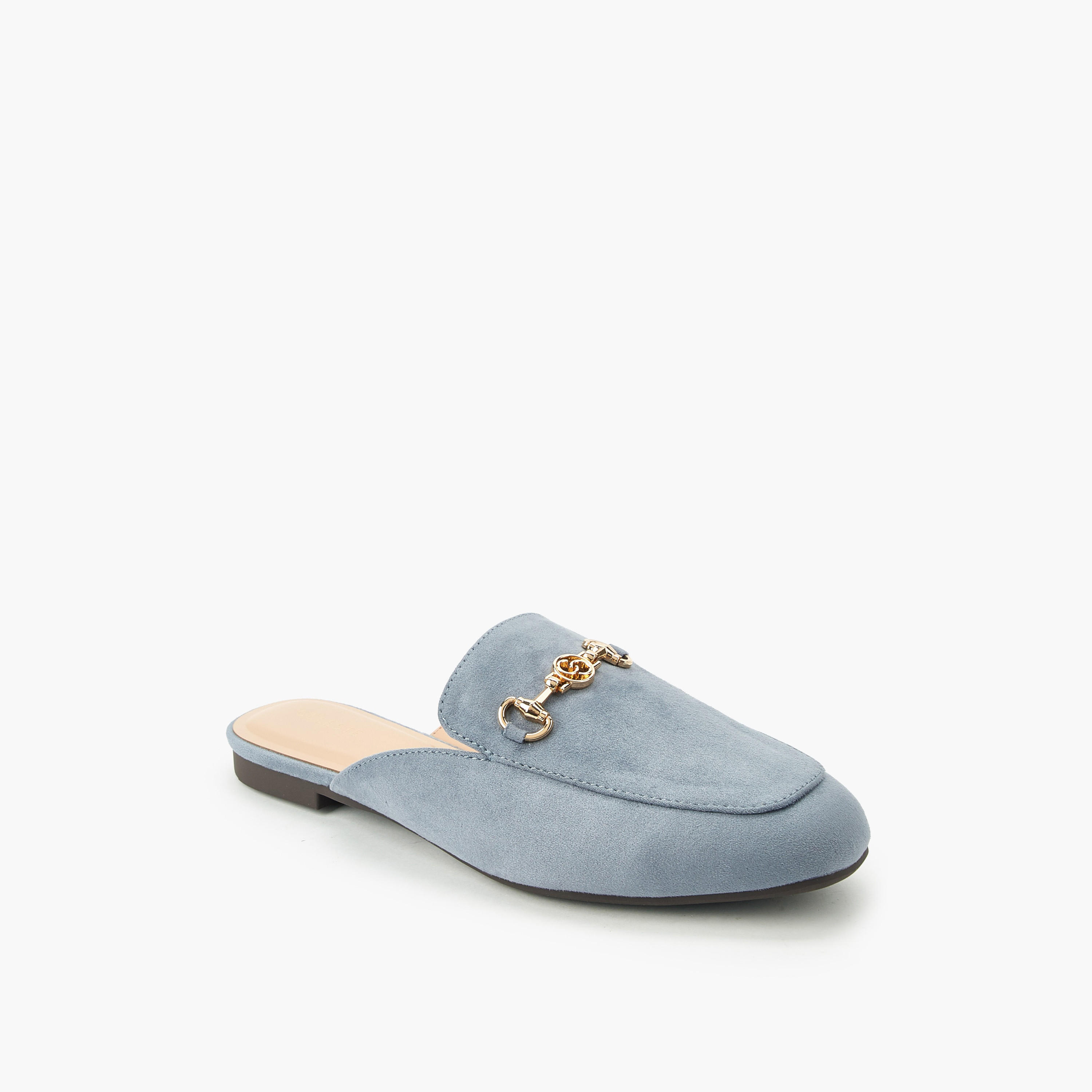 حذاء ميول شمواه سهل الارتداء بتفاصيل حلية للنساء من سيليست-women-shoes-flats-mules-image-2