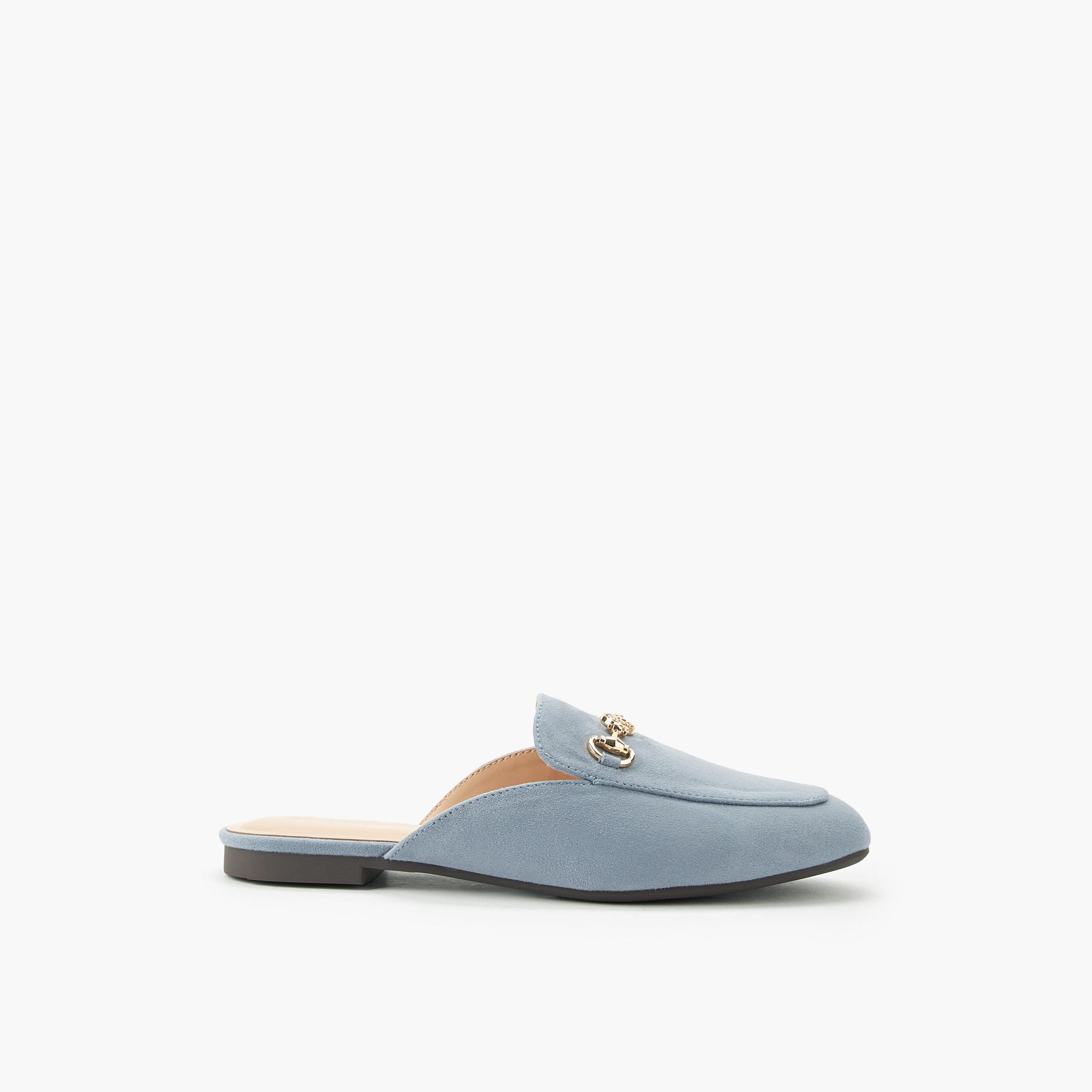 حذاء ميول شمواه سهل الارتداء بتفاصيل حلية للنساء من سيليست-women-shoes-flats-mules-image-3