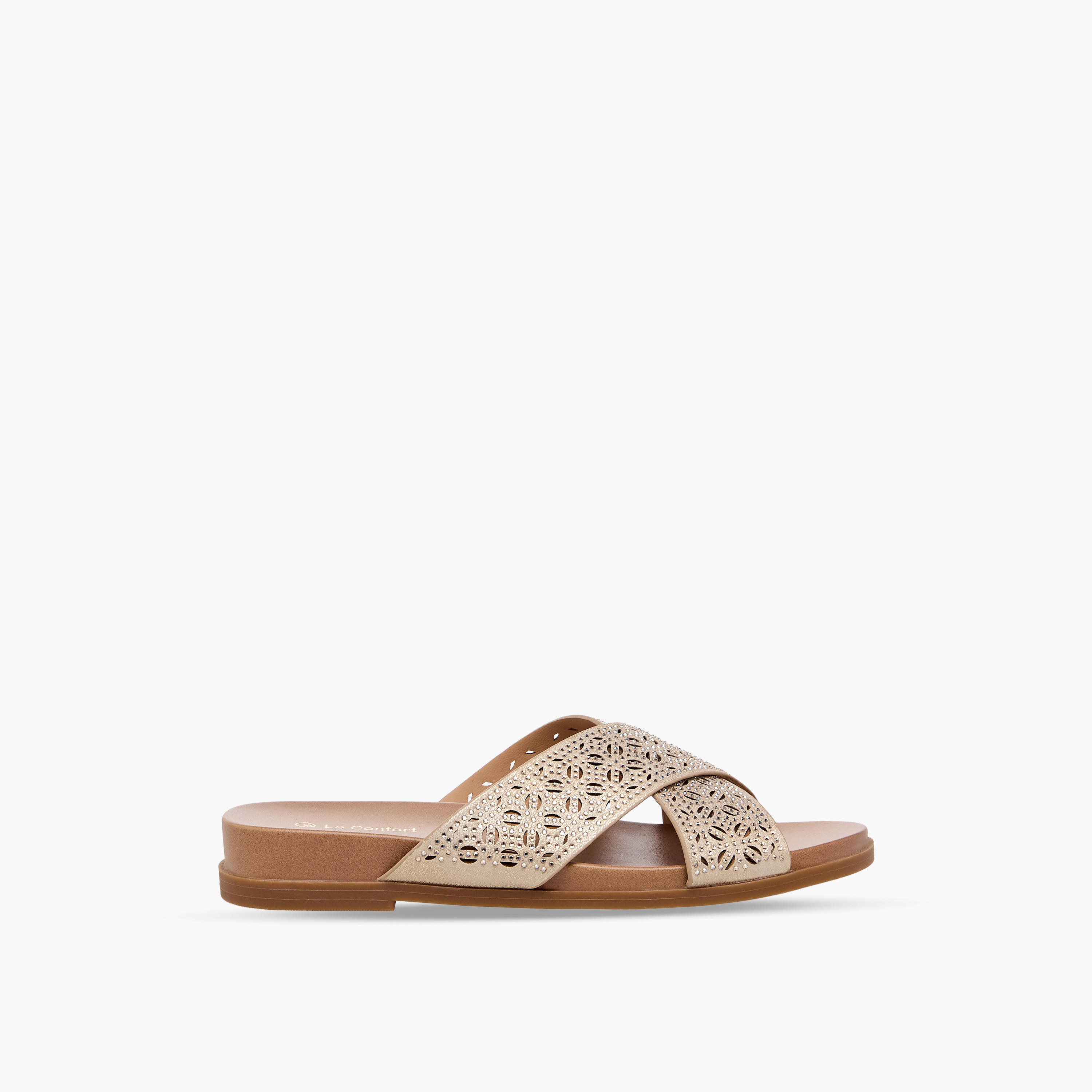 Le Confort Women Slip-On Sandals-women-shoes-sandals-flats-image-3