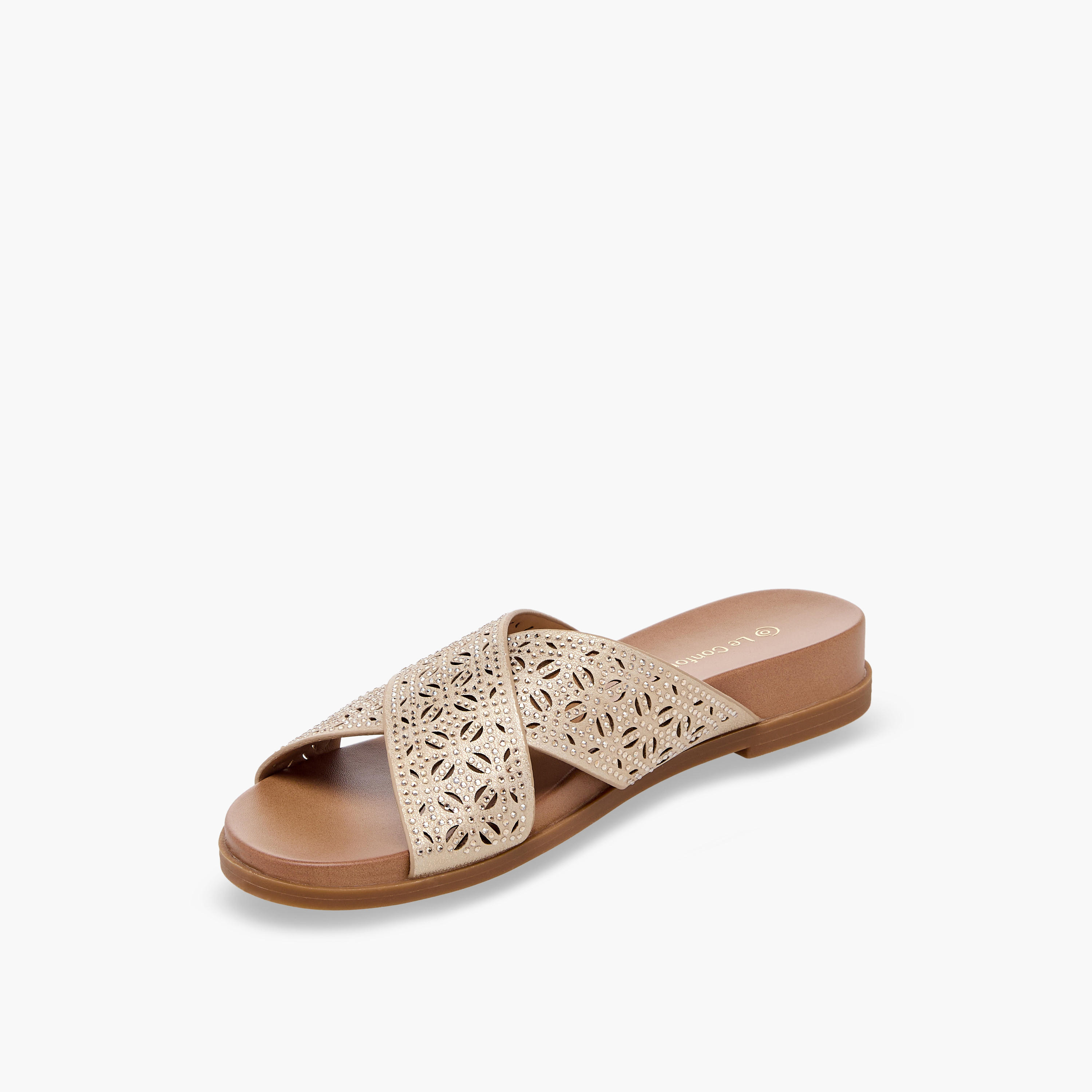 Le Confort Women Slip-On Sandals-women-shoes-sandals-flats-image-4