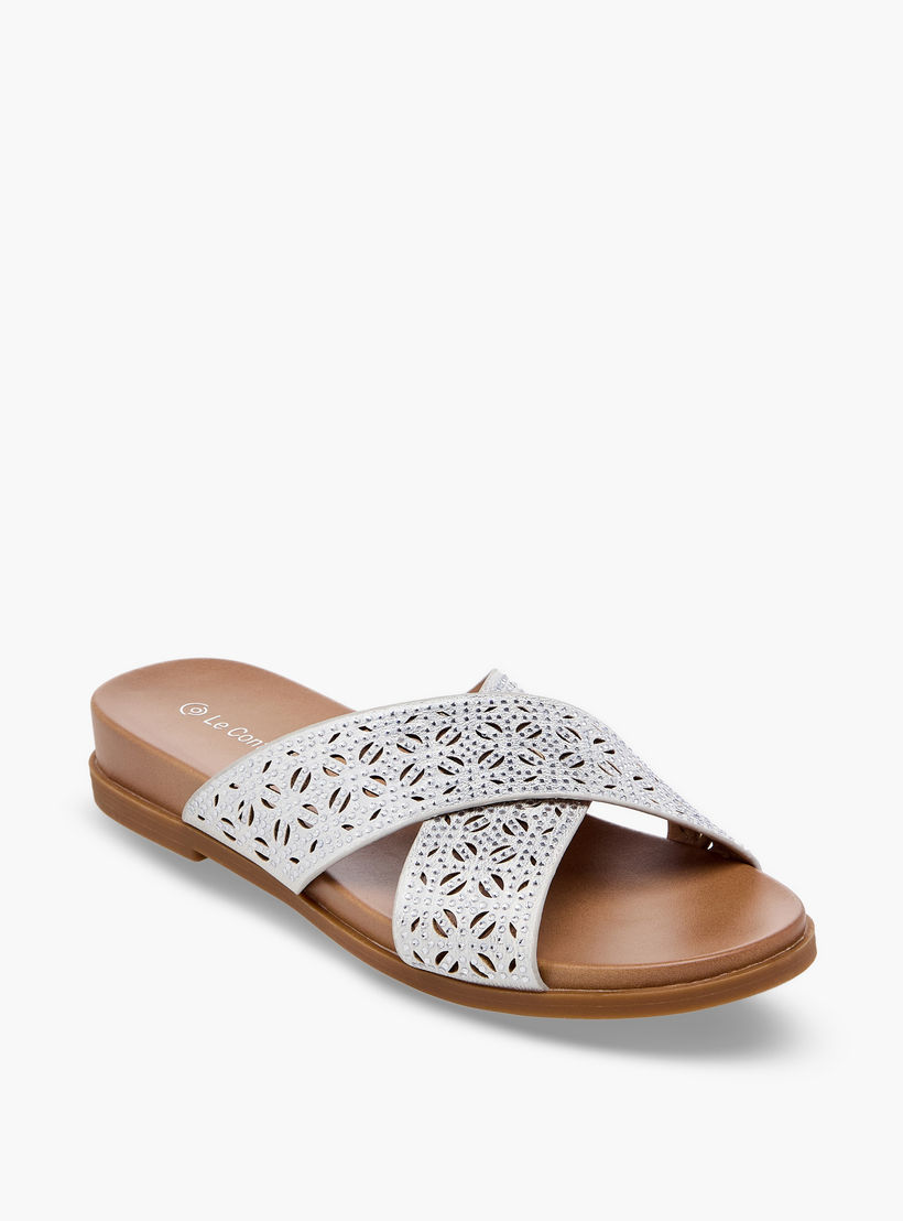 Le Confort Women Slip-On Sandals-women-shoes-sandals-flats-image-2