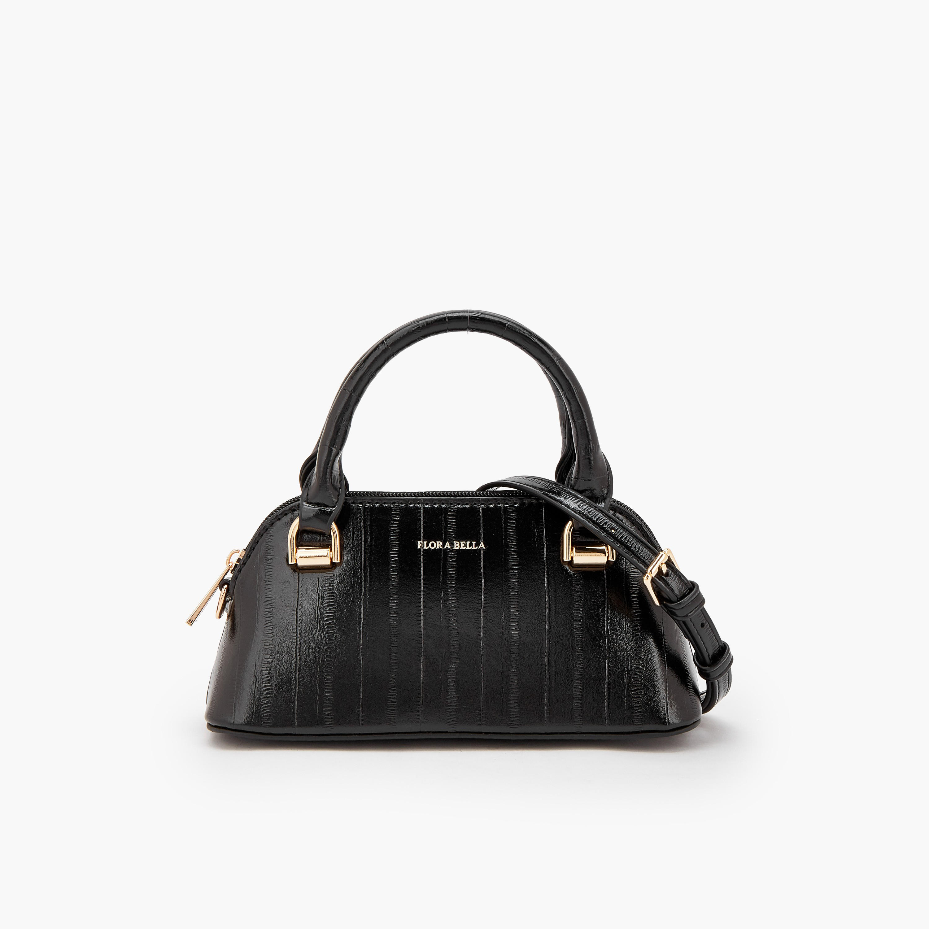 Flora Bella Textured Crossbody Bag with Detachable Strap-women-bagsandwallets-handbags-image-1