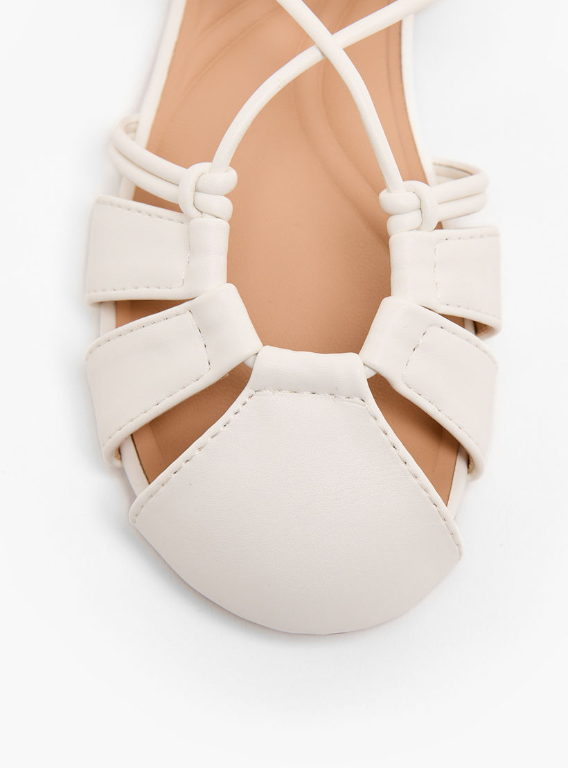 صندل بأحزمة وبشريط لاصق للبنات من ليتل ميسي-girls-shoes-sandals-image-3