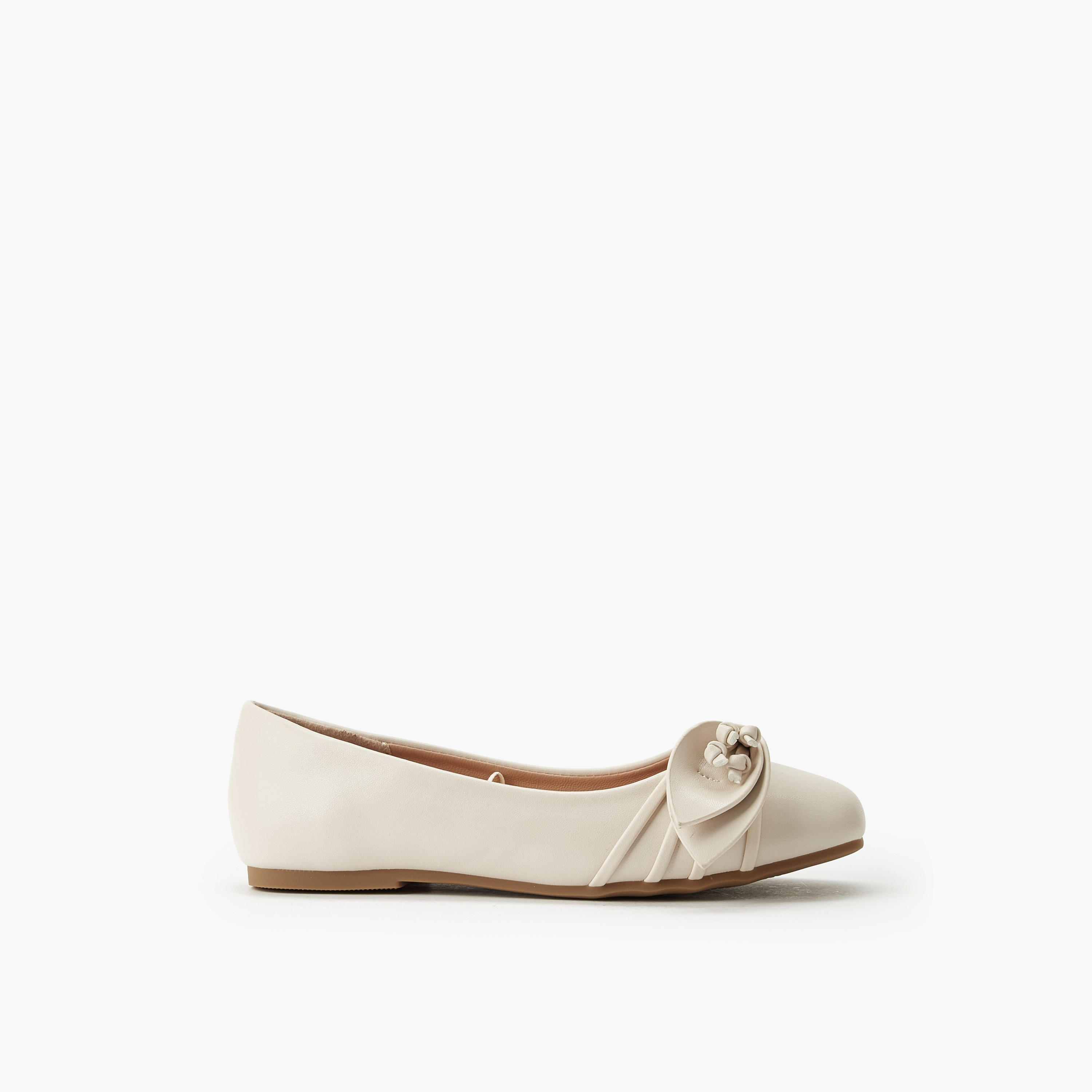 حذاء باليرينا سهل اللبس للبنات من ليتل ميسي-girls-shoes-ballerinas-image-3