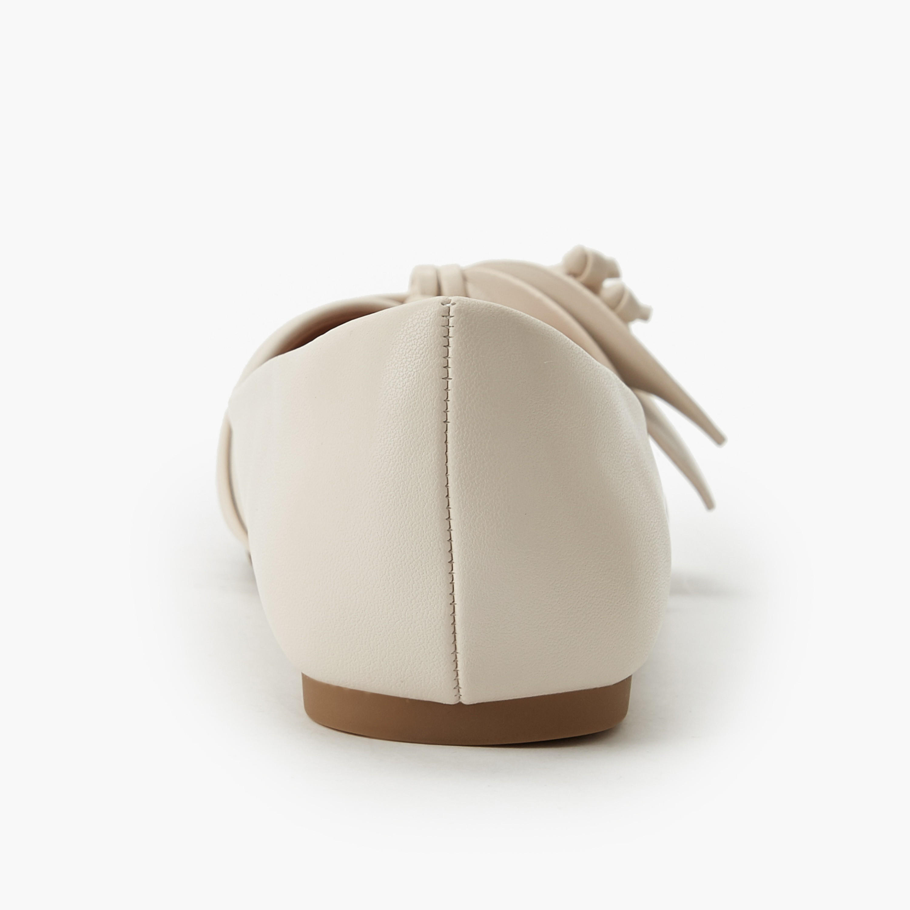 حذاء باليرينا سهل اللبس للبنات من ليتل ميسي-girls-shoes-ballerinas-image-5