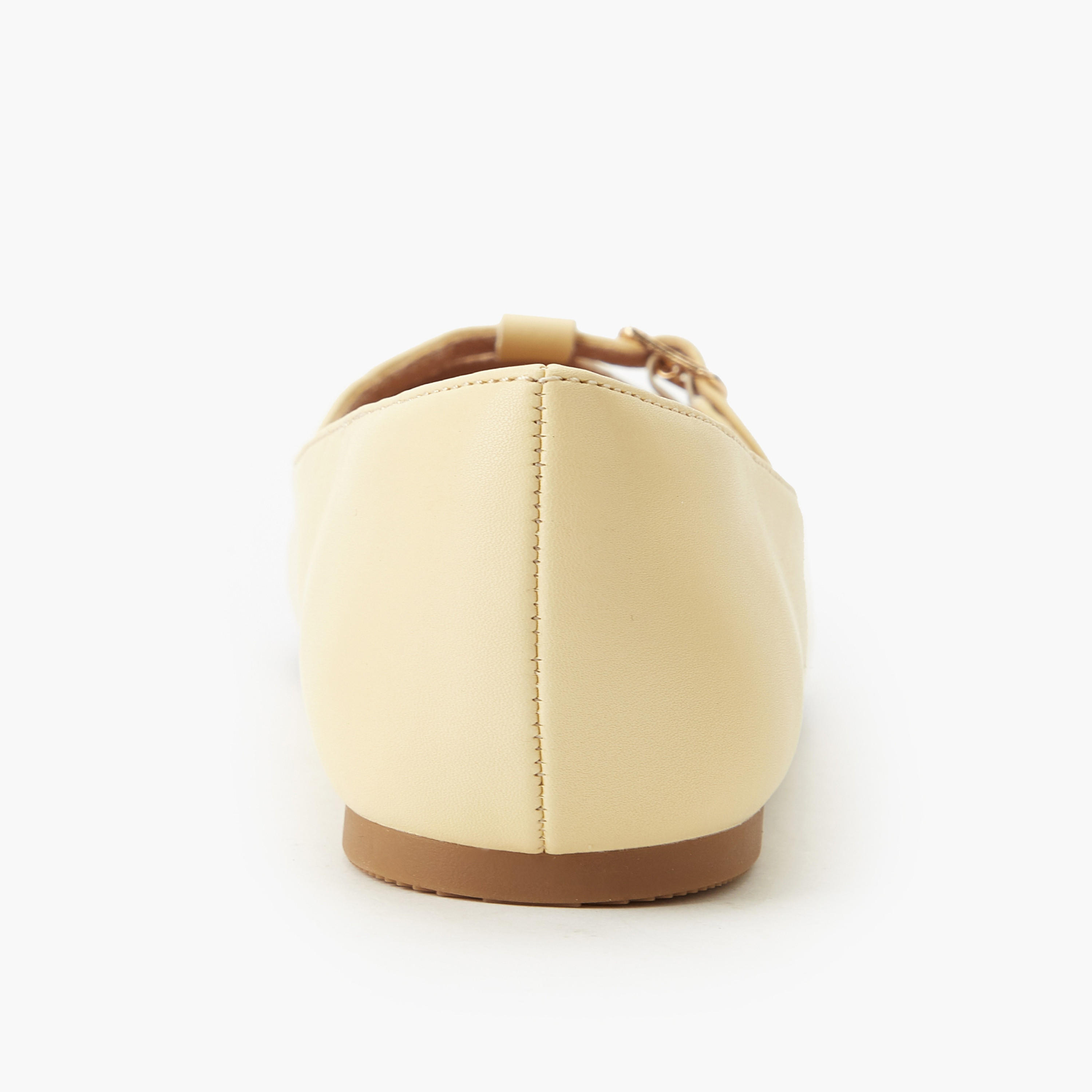 حذاء باليرينا بتفاصيل إبزيم للبنات من ليتل ميسي-girls-shoes-ballerinas-image-5