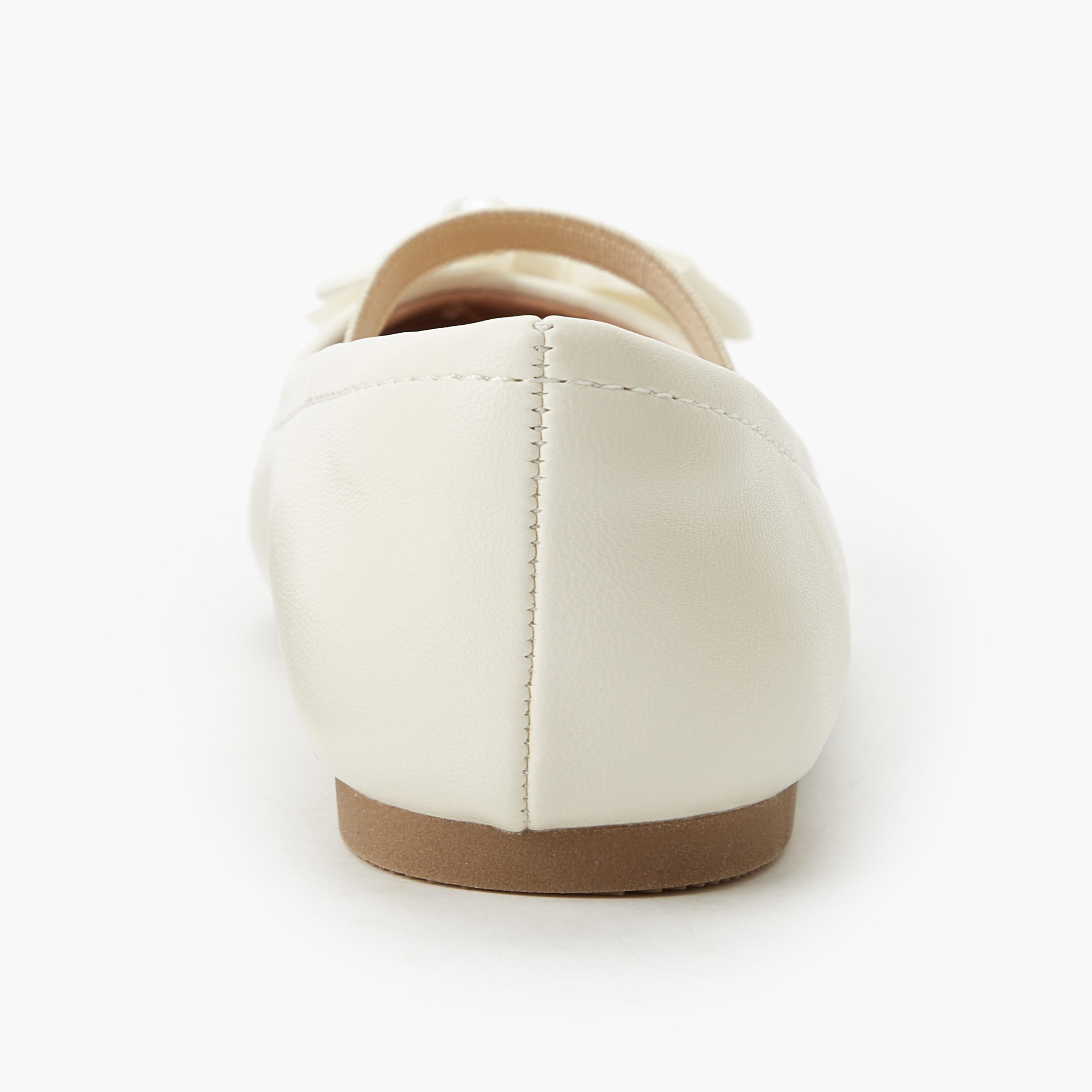 حذاء باليرينا بحزام مطاطي للبنات من جونيورز-girls-shoes-ballerinas-image-5