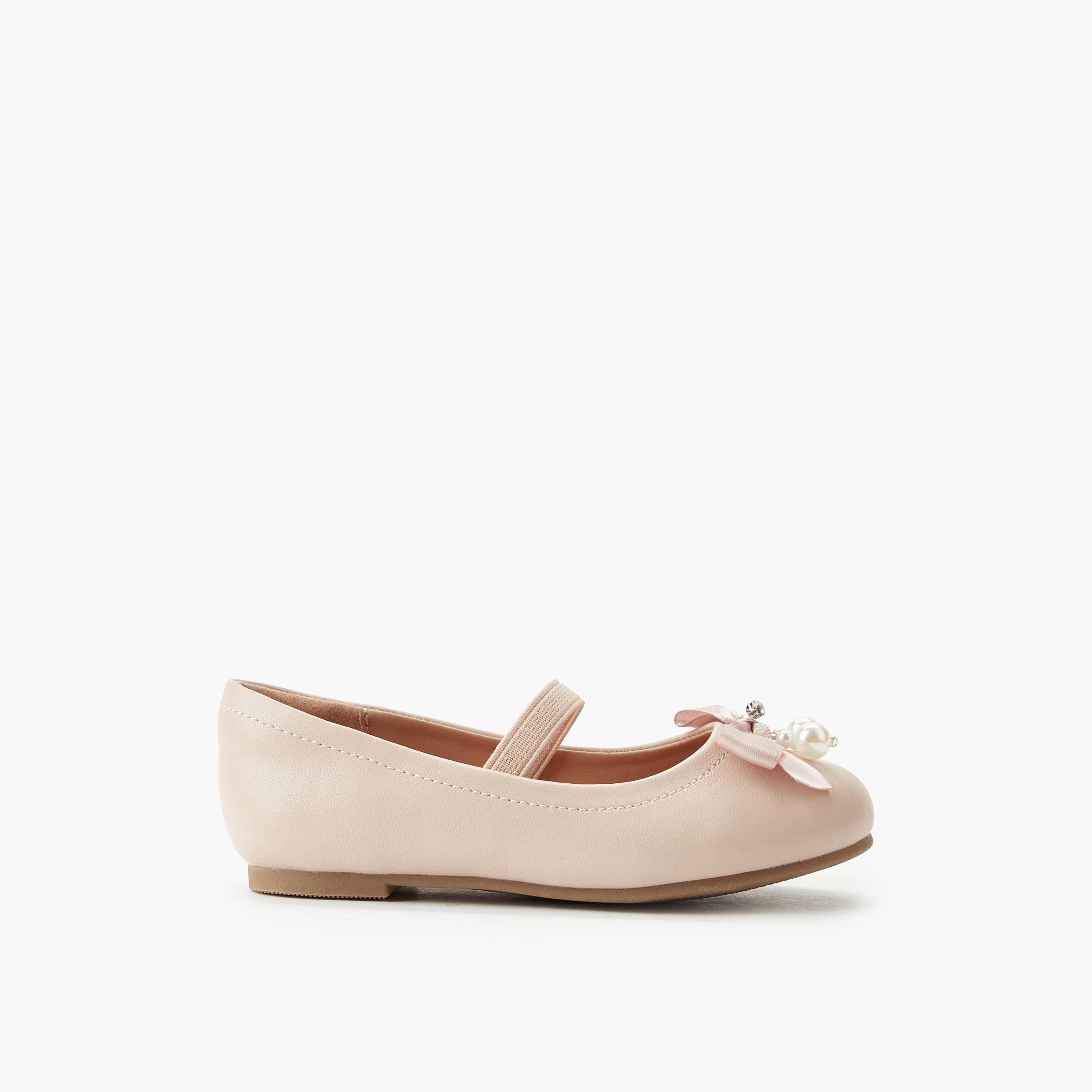 حذاء باليرينا بحزام مطاطي للبنات من جونيورز-girls-shoes-ballerinas-image-3