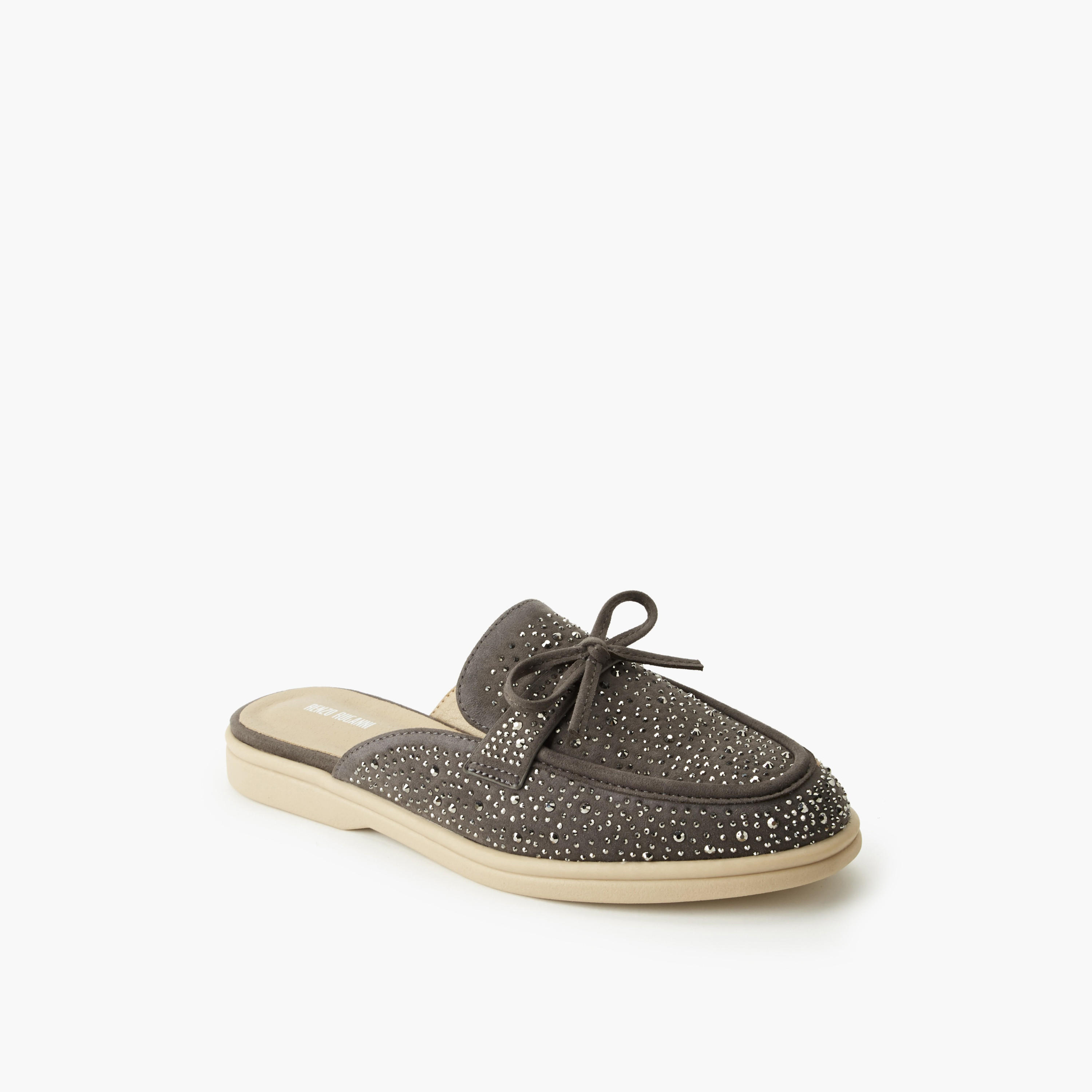 Renzo Ruganni Women Embellished Mules-women-shoes-flats-mules-image-2