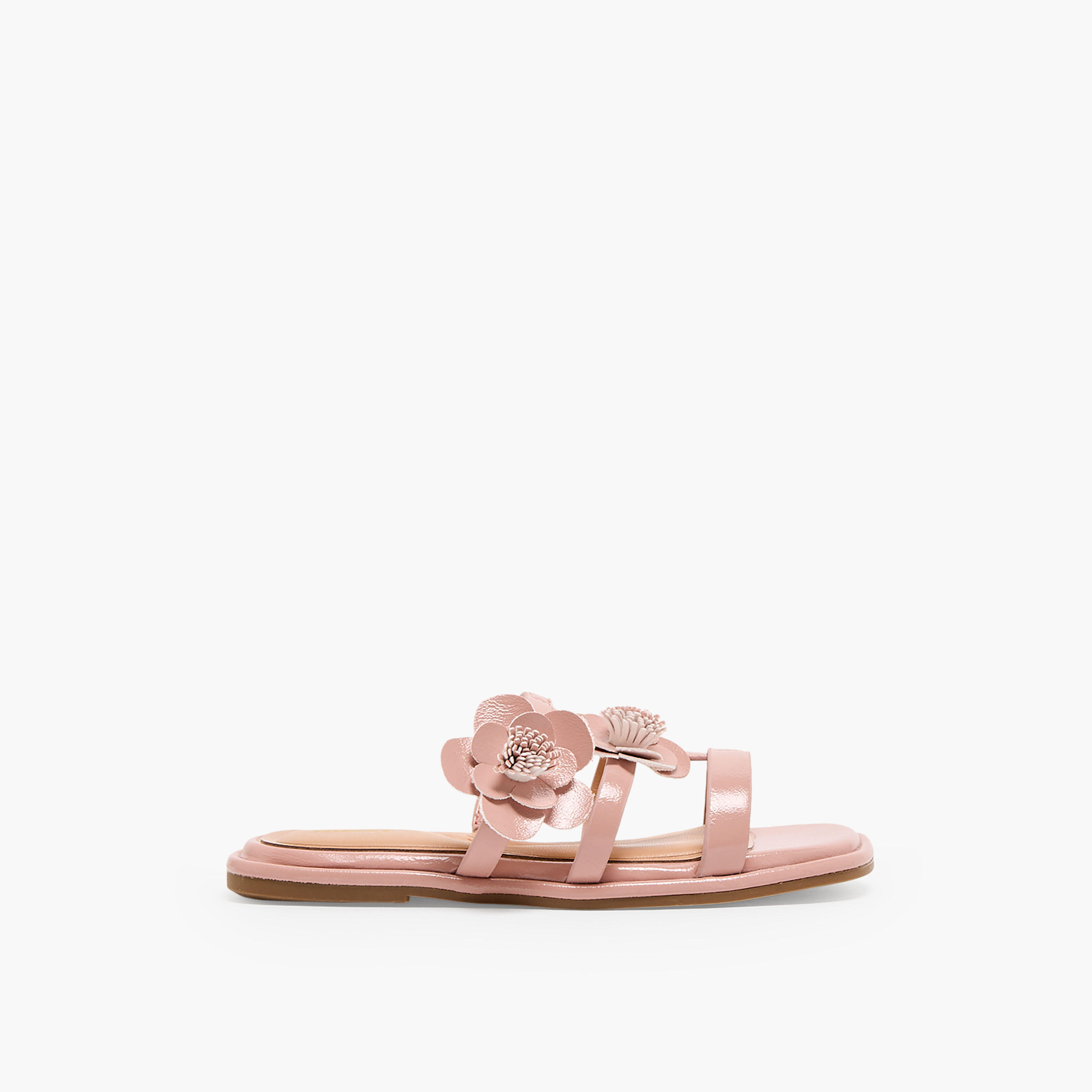 صندل سهل الارتداء بزينة أزهار للبنات من ليتل ميسي-girls-shoes-sandals-image-2
