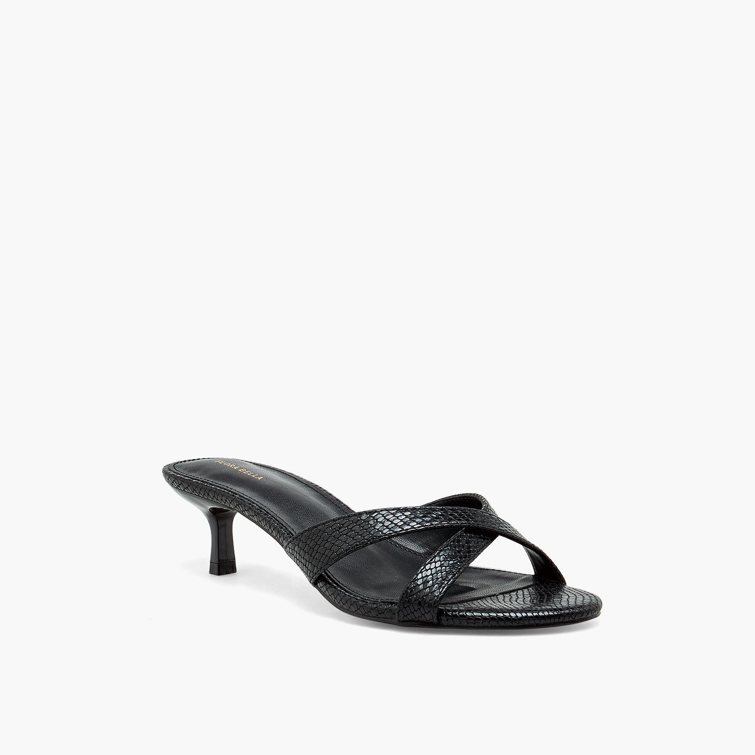 Flora Bella Textured Cross Strap Kitten Heel Sandals-women-shoes-sandals-heeled-image-2