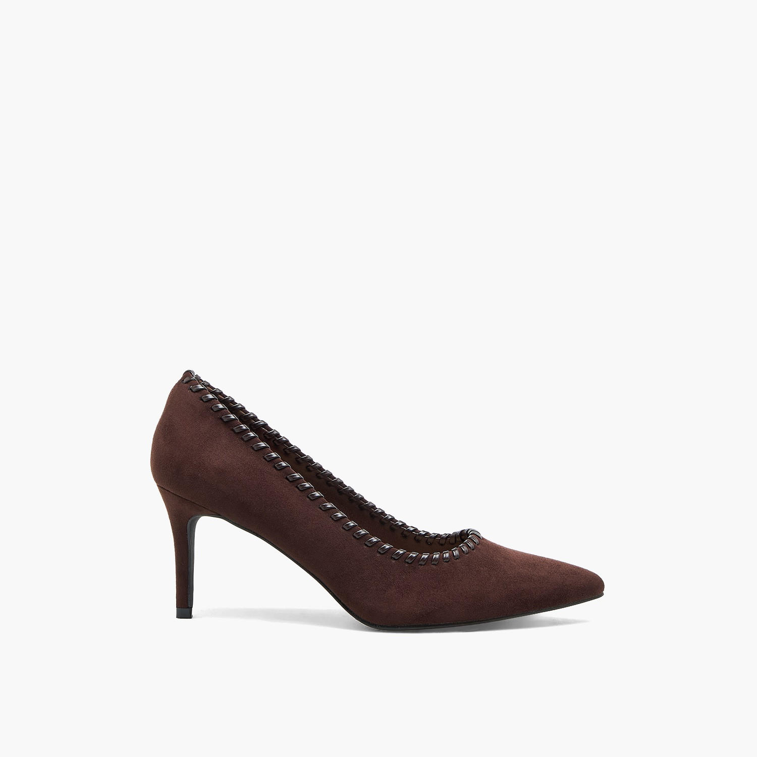 Flora Bella Women Whipstitch Trim Pointed Toe Pumps-women-shoes-sandals-heeled-image-3