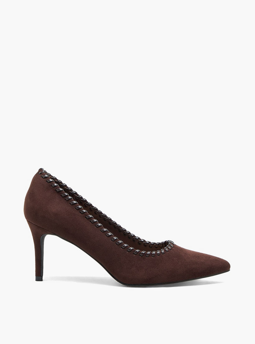 Flora Bella Women Whipstitch Trim Pointed Toe Pumps-women-shoes-sandals-heeled-image-3