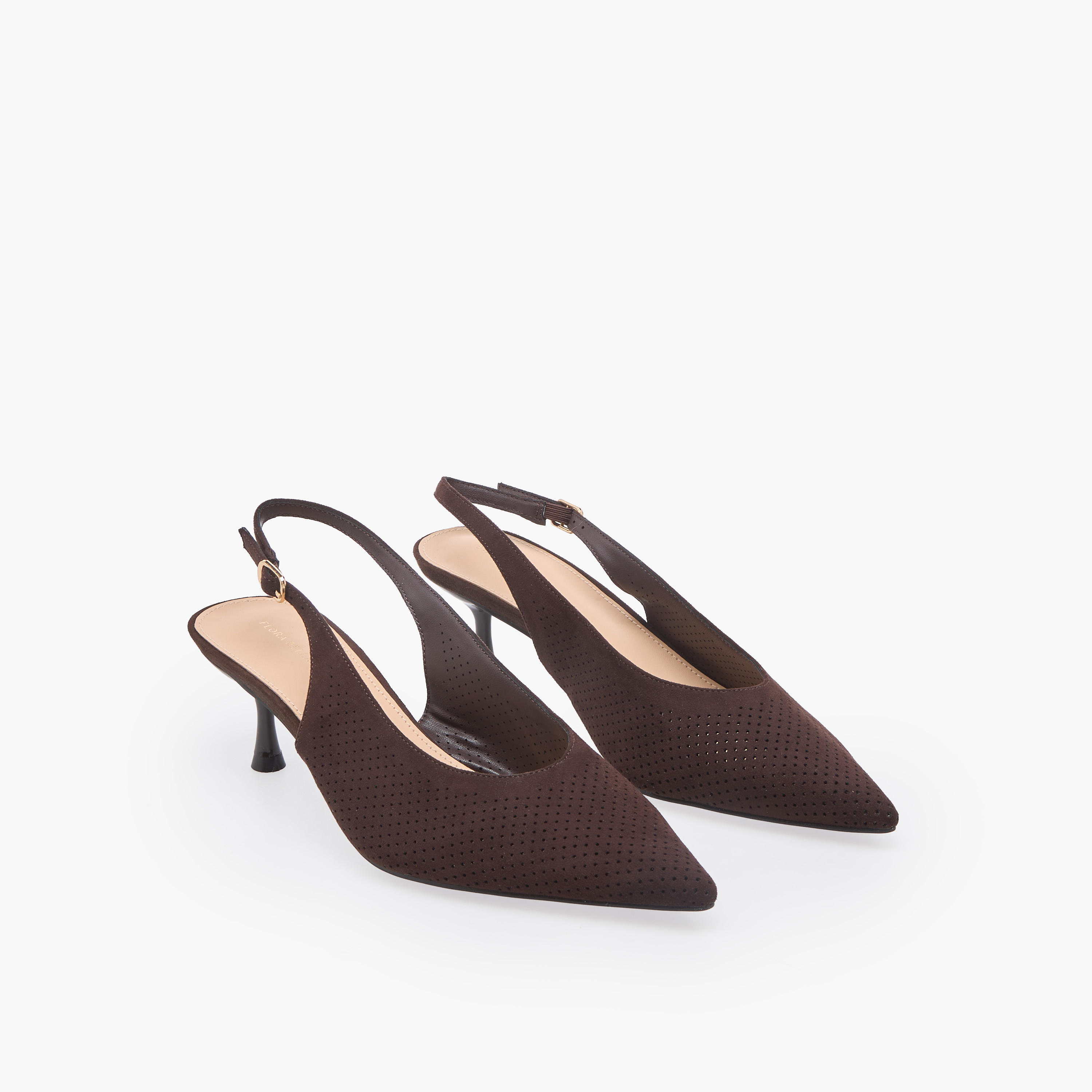 Flora Bella Women Textured Kitten Heel Mules-women-shoes-sandals-heeled-image-1