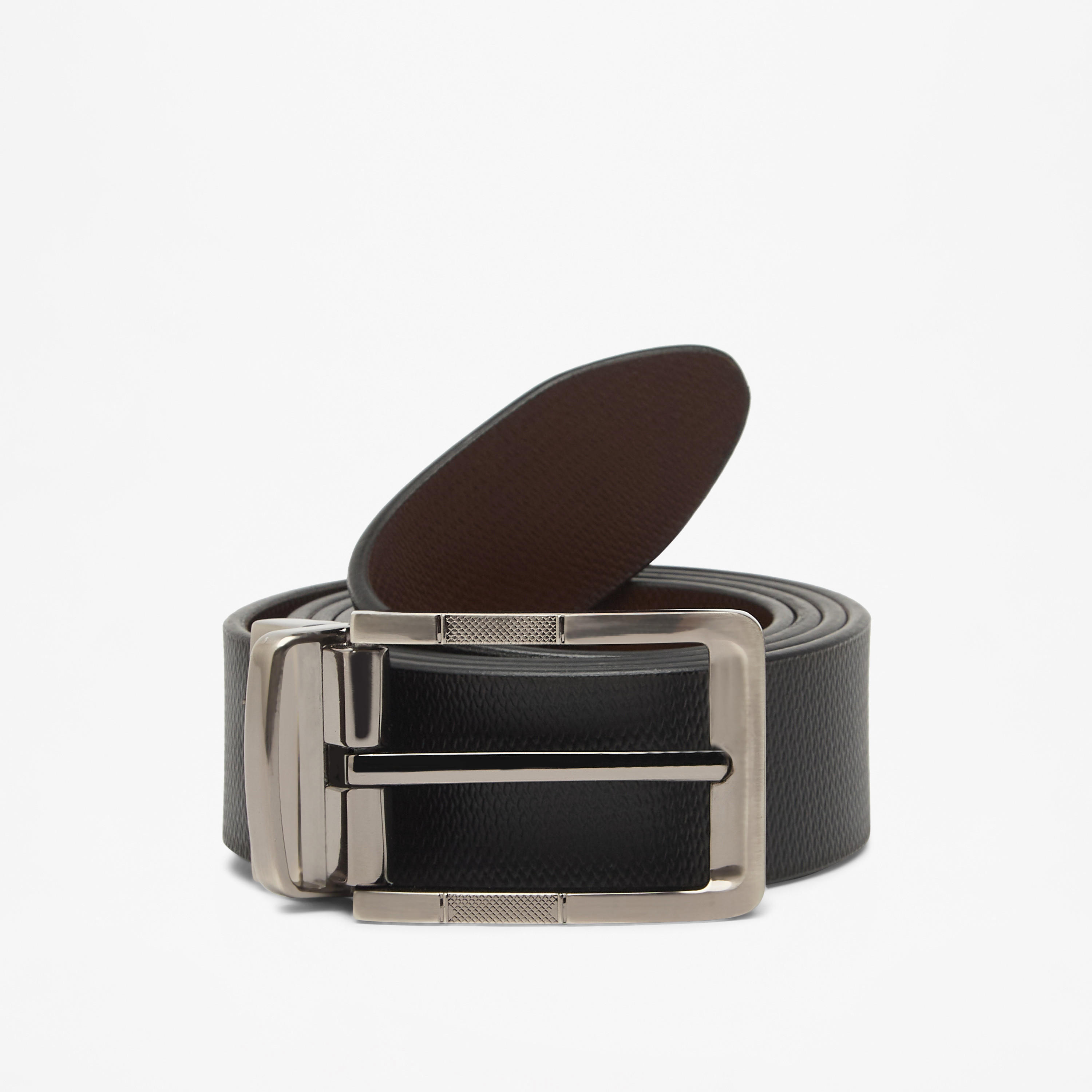 Duchini Textured Belt with Pin Buckle Closure-men-beltsandwallets-belts-image-4